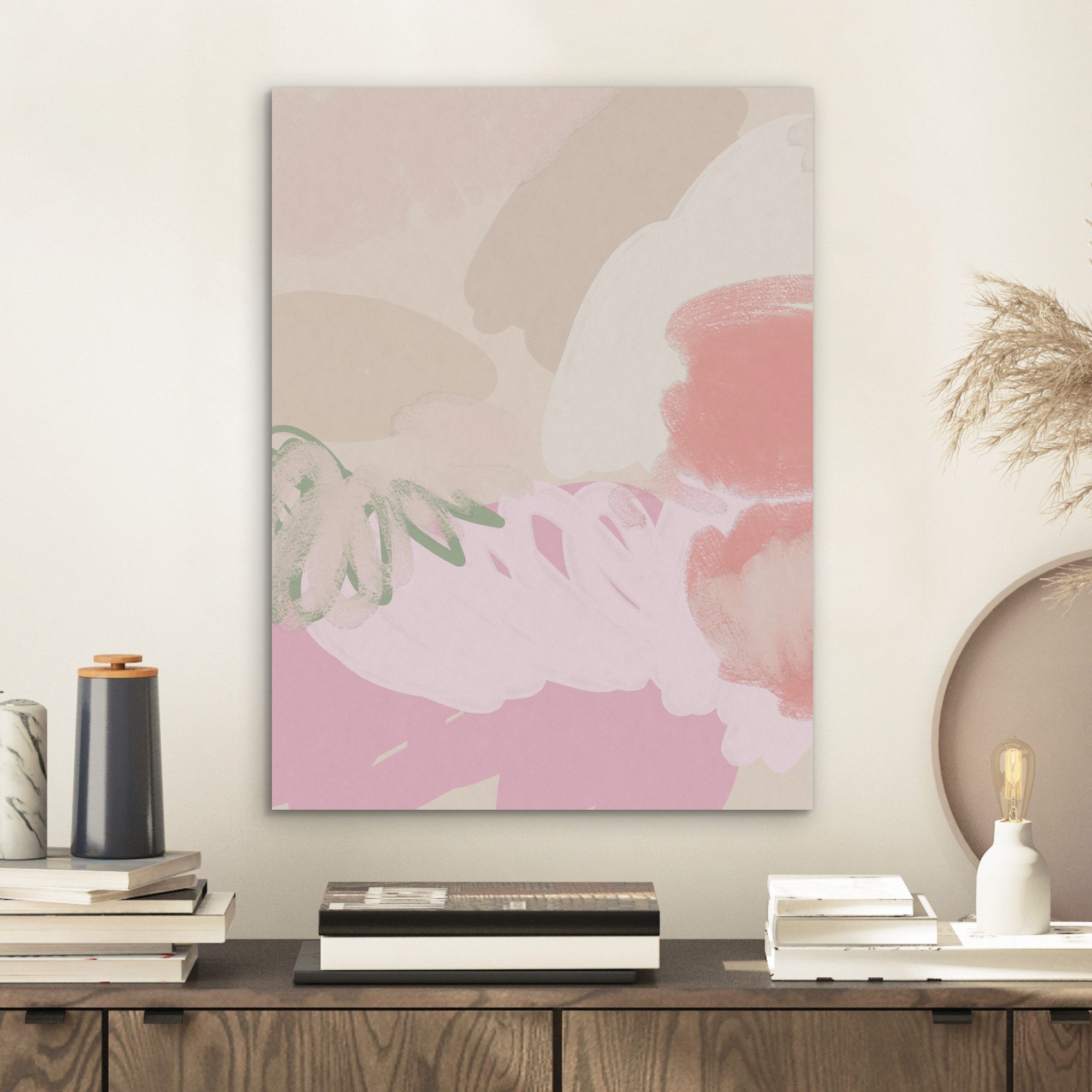 MuchoWow Gemälde Rosa - Kunst - günstig online kaufen