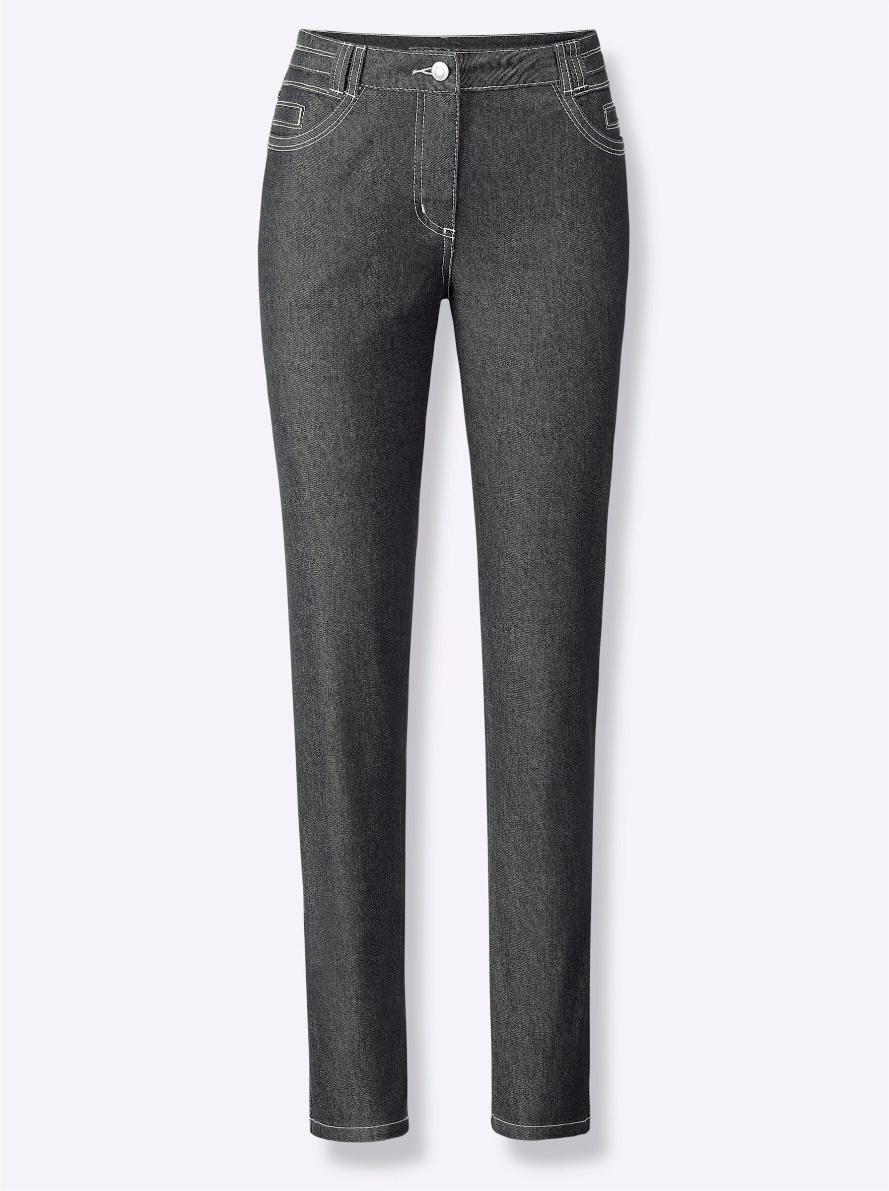 Bequeme Jeans Hose leicht vertieft