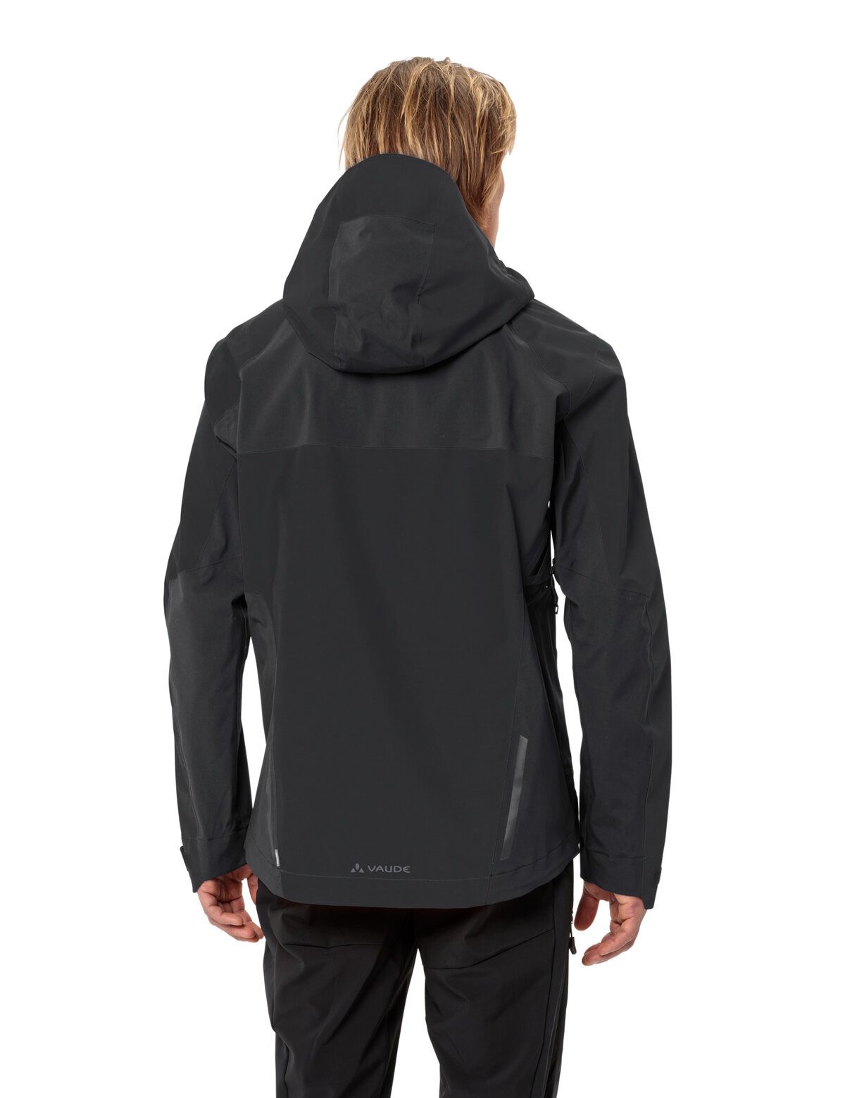 VAUDE Fahrradjacke MEN'S MOAB PRO RAIN JACKET mit Unterarm-Belüftung, winddicht, atmungsaktiv, wasserdicht
