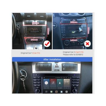 TAFFIO Für Mercedes CLK W209 7" Touchscreen Android Autoradio DVD CarPlay Einbau-Navigationsgerät