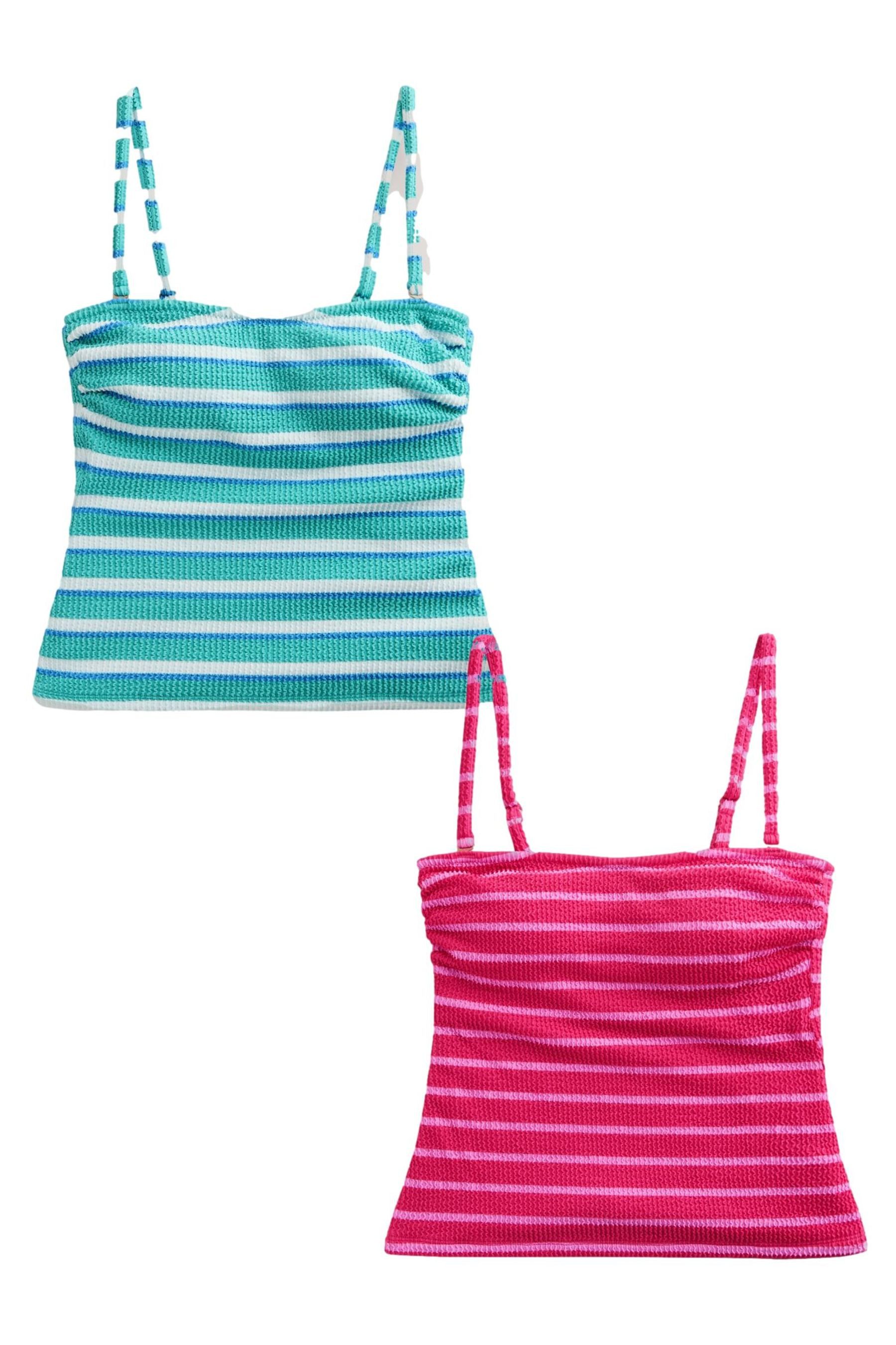 Tankini-Top Bandeau-Tankini-Tops, 2er-Pack