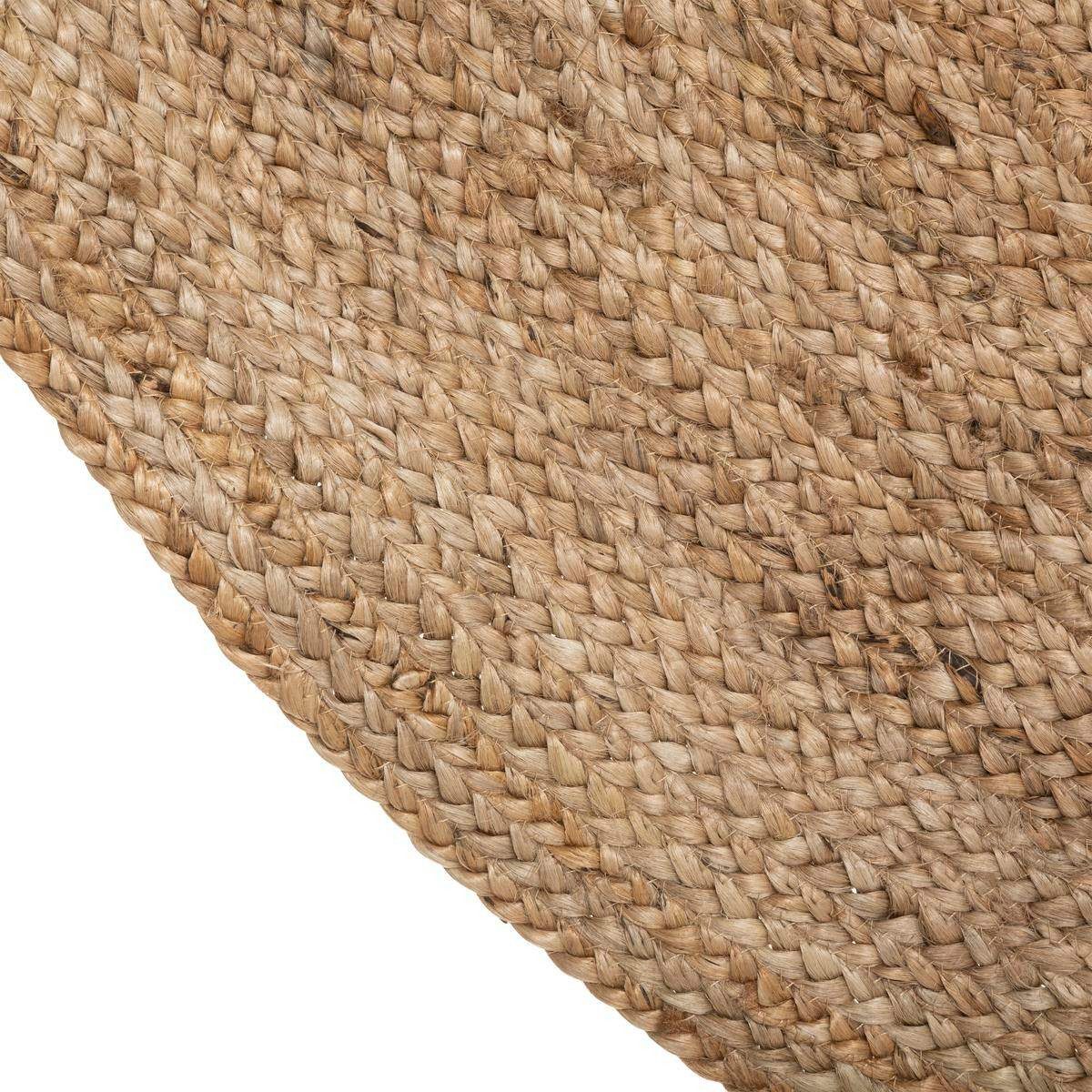 Atmosphera Créateur d'intérieur Teppich Runder Teppich, Dekoteppich, Jute, Ø 120 cm, rund