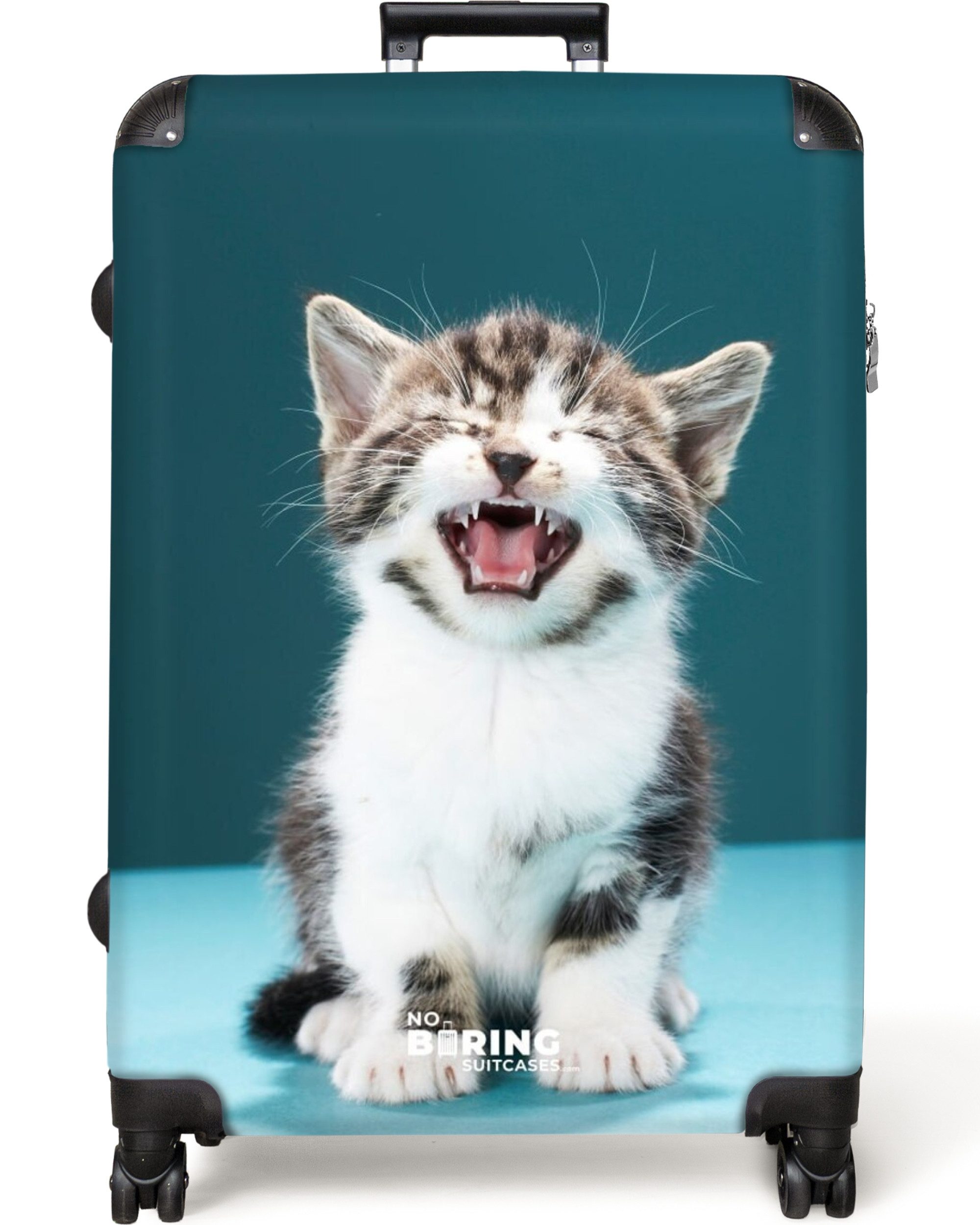 NoBoringSuitcases.com© Hartschalen-Trolley Kätzchen - Katze - günstig online kaufen