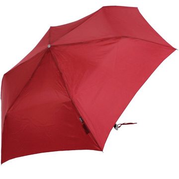 Knirps® Taschenregenschirm flacher, stabiler Schirm, passend für jede Tasche, ein treuer Begleiter, für jeden Notfall