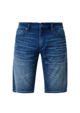 s.Oliver Bermudas Jeans-Bermuda York / Regular Fit / Mid Rise / Straight Leg Waschung, Label-Patch