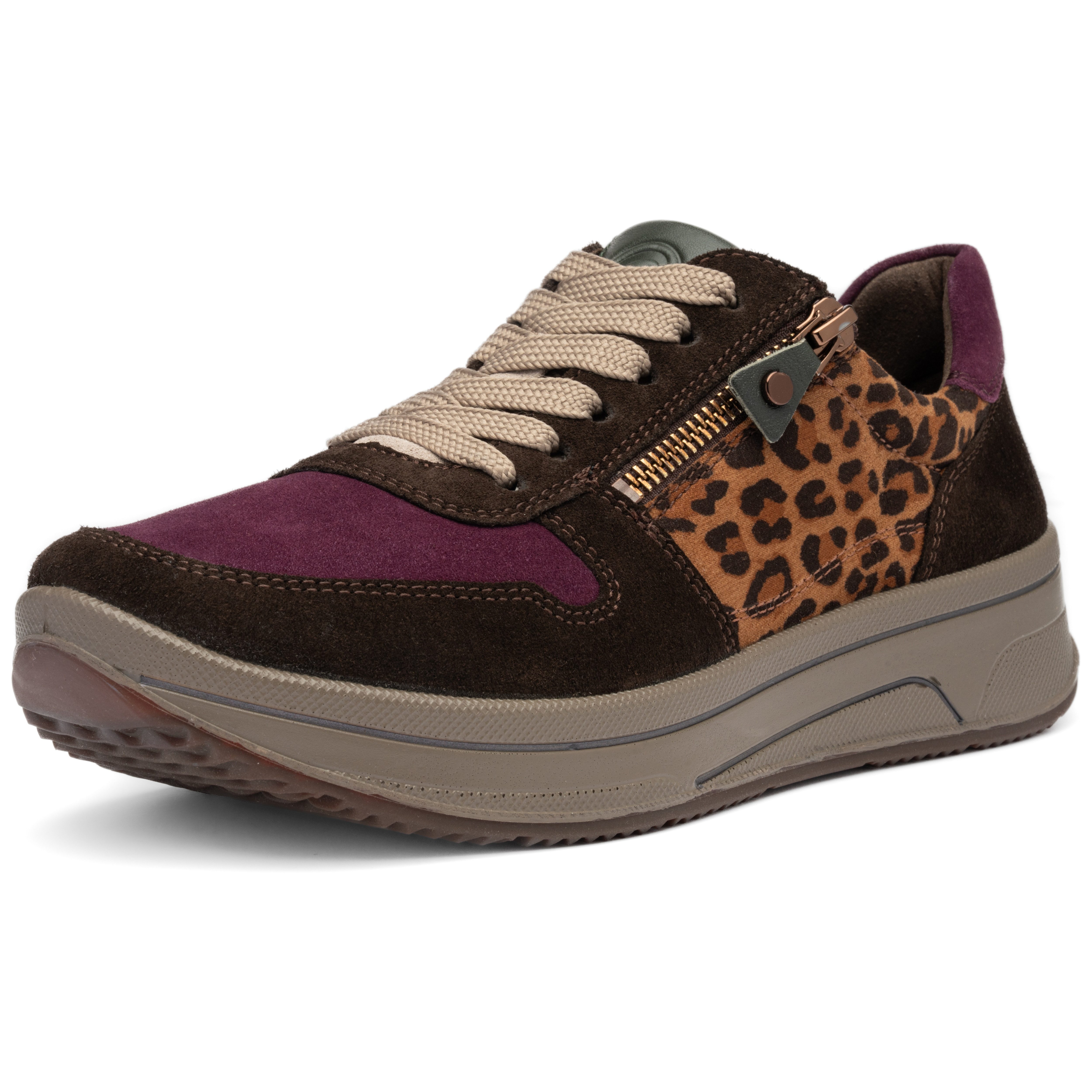 Ara SAPPORO Plateausneaker Freizeitschuh, Schnürschuh, Halbschuh in Komfortweite H (sehr weit)