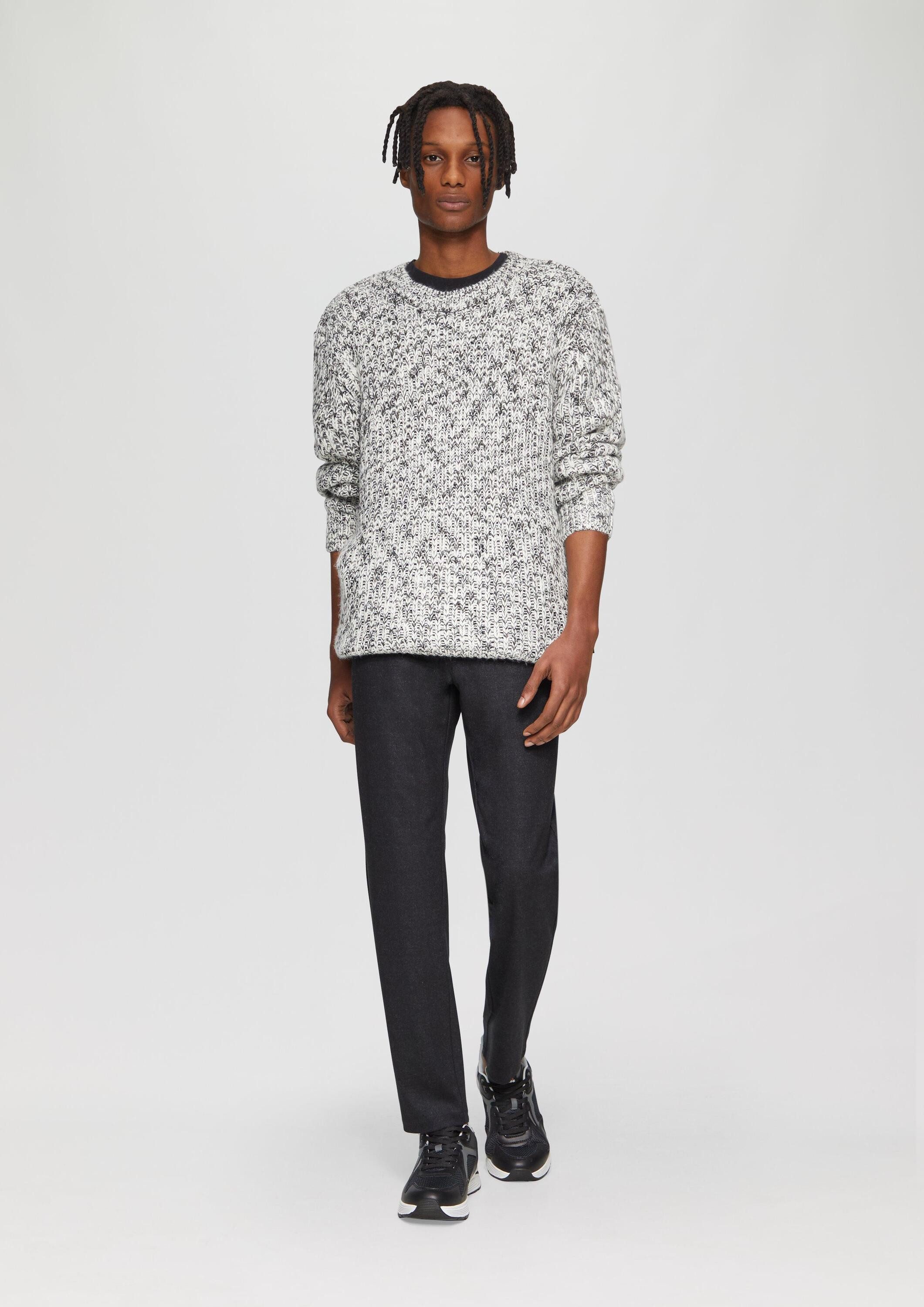 QS Chinos Hose Melierte Jogpants
