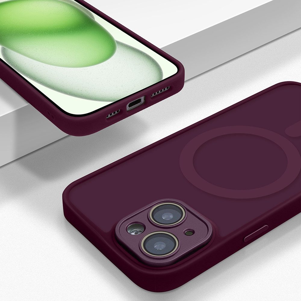 FITSU Handyhülle Schutzhülle für iPhone 15 Hülle mit Kameraschutz Case Handyhülle 6,1 Zoll, Handy Case für iPhone 15 Handyhülle, MagSafe kompatible Hülle
