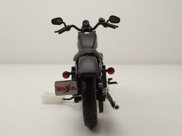 Maisto® Modellmotorrad Harley Davidson Sportster Iron 883 2014 matt schwarz Modellmotorrad, Maßstab 1:12