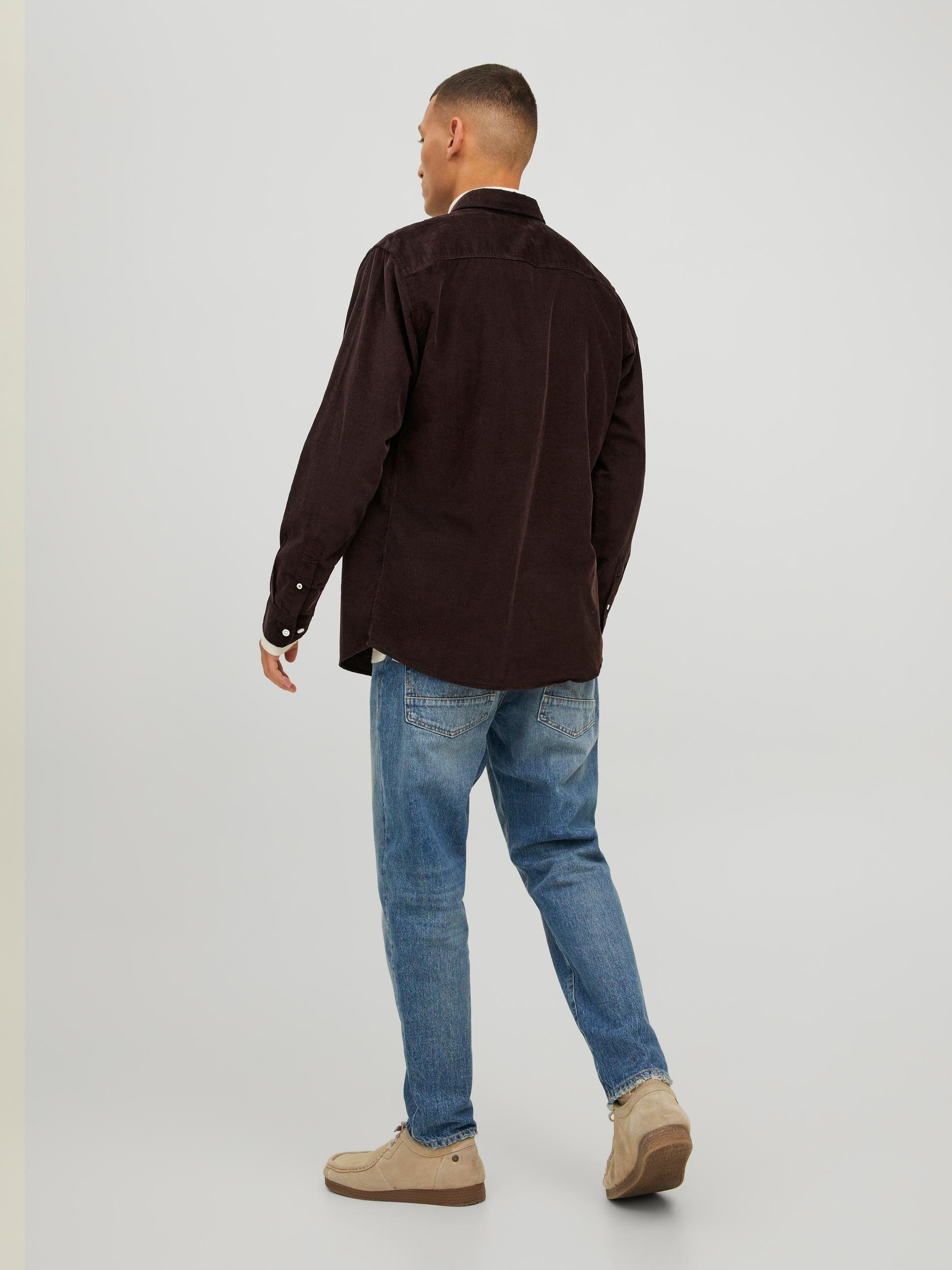 Jack & Jones Mulch CLASSIC Langarmhemd CORDUROY SHIRT