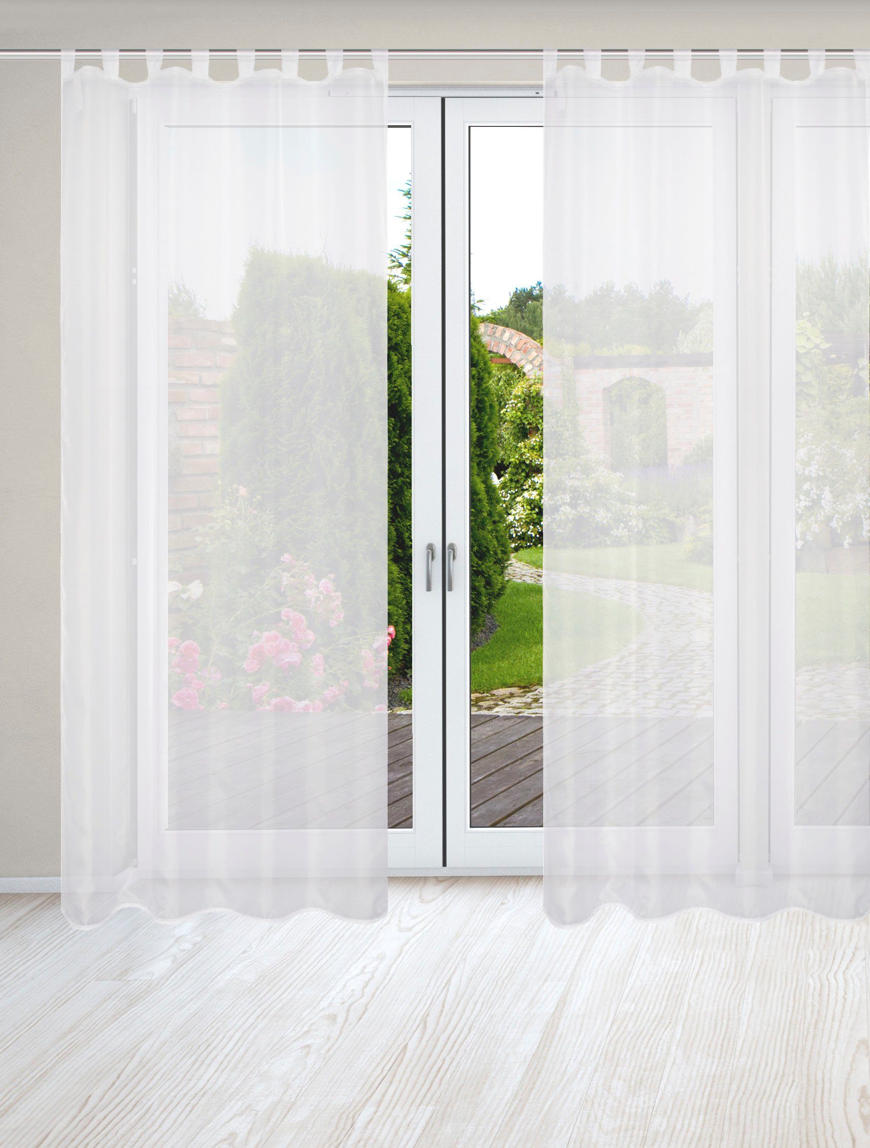 HOME WOHNIDEEN Vorhang NESSI 2er Pack, günstig online kaufen