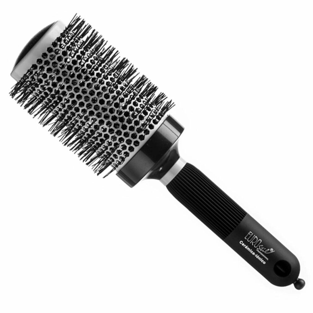 EUROSTIL Haarbürste Thermal Ionic Gummigriffbürste, 53 mm, 1 Un