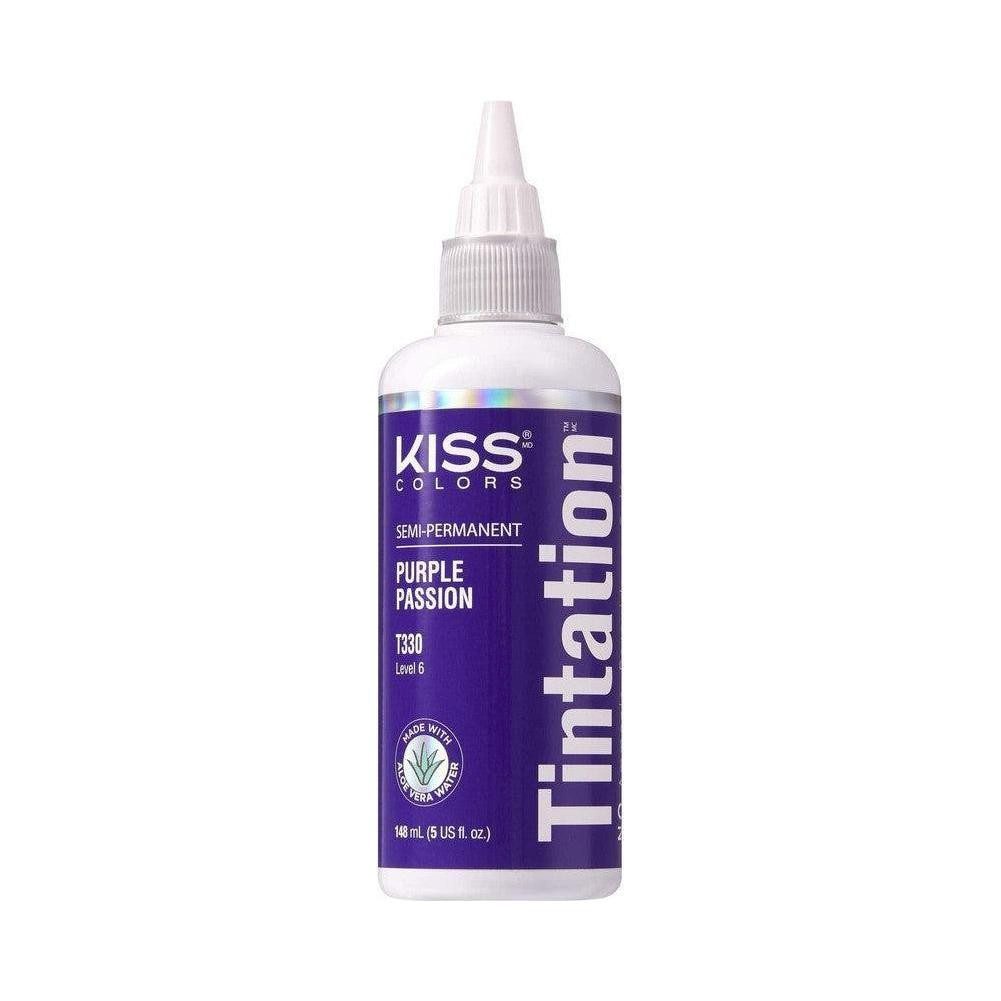 Kiss Haarmaske Kiss Tintation Semi Permanent Hair Color 148ml - Purple Pass