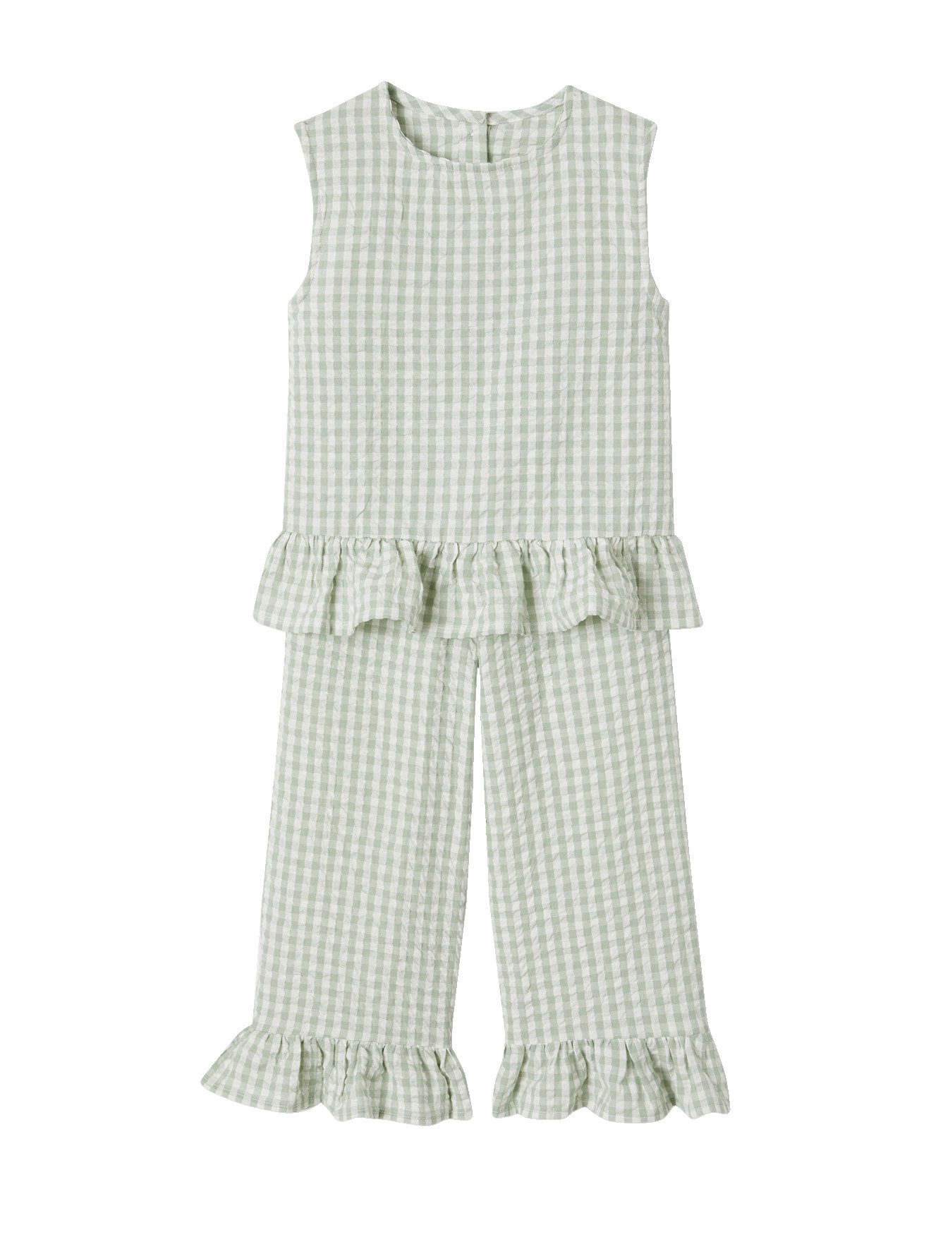 Hose & Shorts Mädchen-Set: Bluse & 7/8-Hose