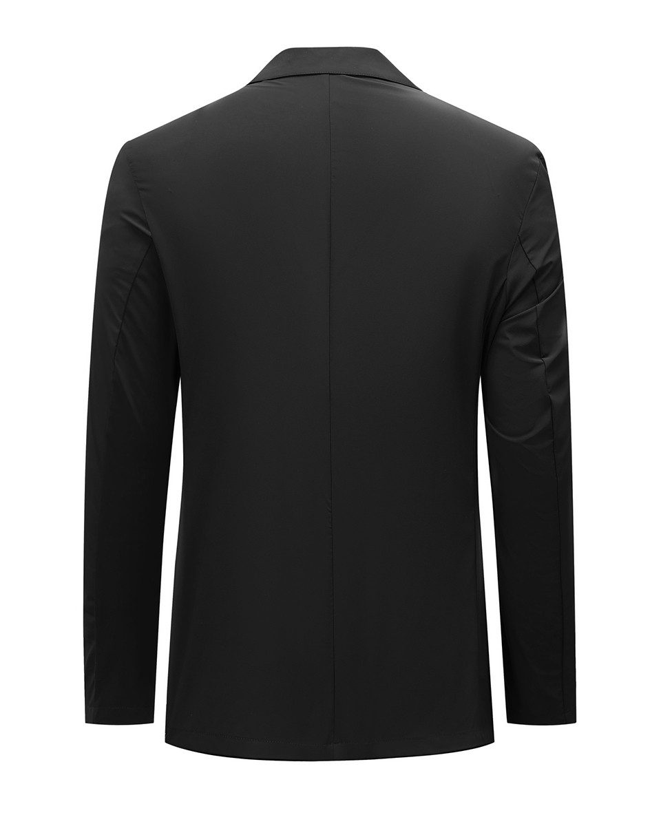 Allthemen Sweatsakko Herren sportliche Anzugjacke mit Revers leichte dünne Sommerjacke