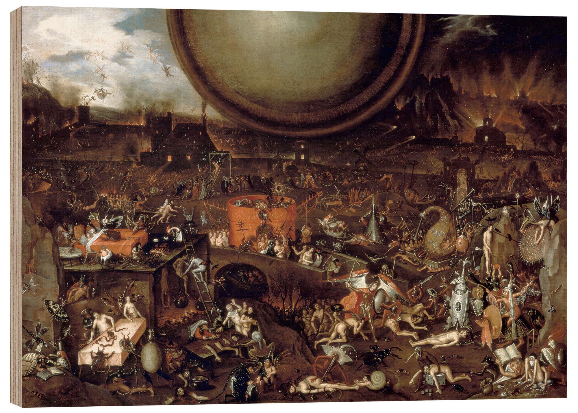 Holzbild Hieronymus Bosch