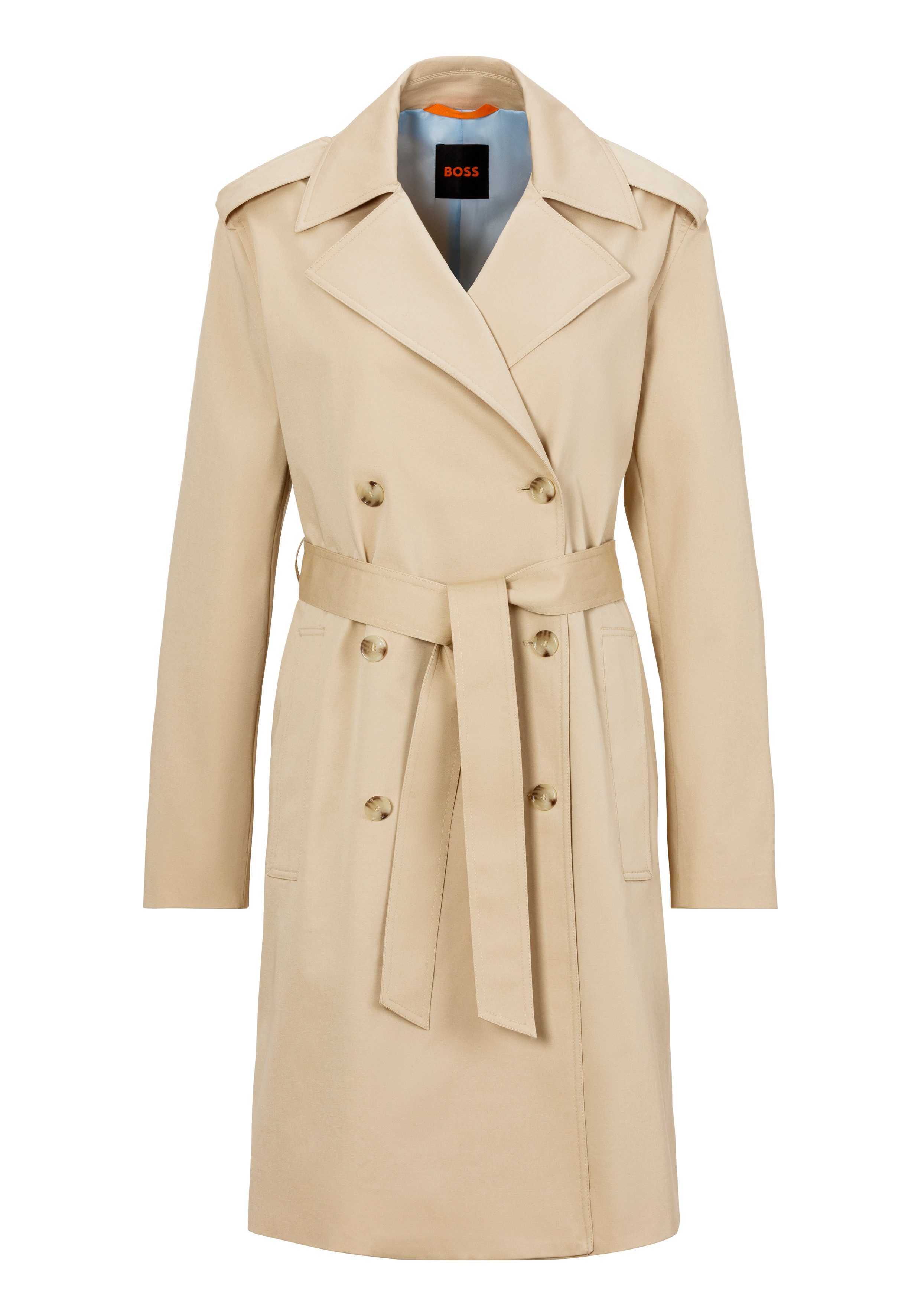 BOSS ORANGE Kurzmantel Cotrench Premium Damenmode günstig online kaufen