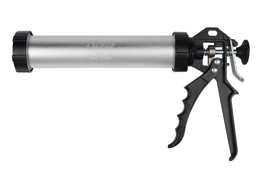 IRION Kartuschenpistole Irion HPS400-A Dichtstoff Alurohrpresse 400ml Kartuschen oder Beutel, 310 ml, Drehbares Aluminiumrohr