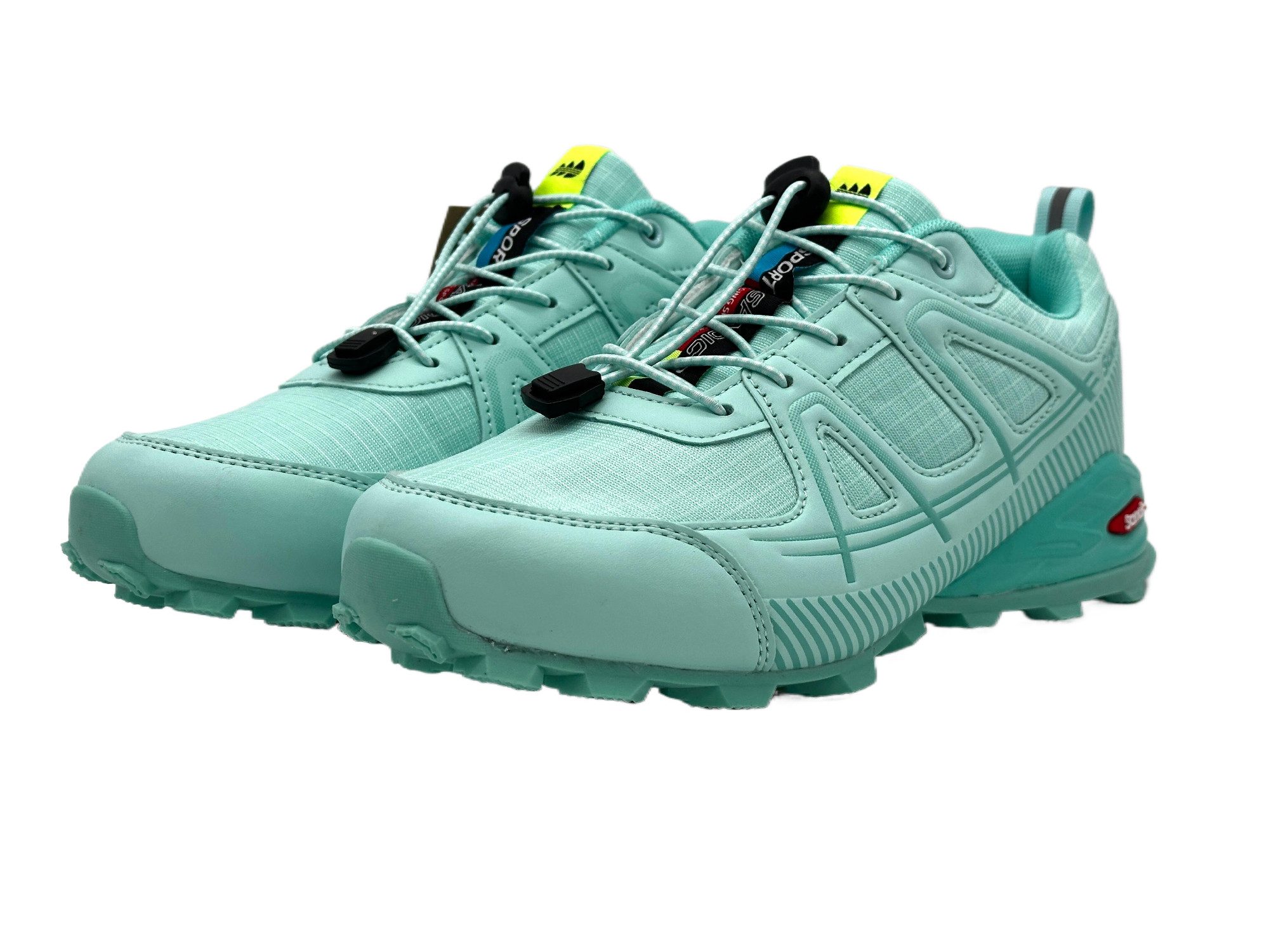 Nowaland Wanderschuhe multifunktionaler Outdoorschuh Trekkingschuh Schnellverschluss, Atmungsaktives Mesh, Stoßdämpfende Sohle