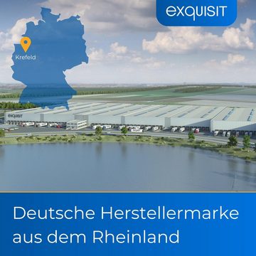 exquisit Standgeschirrspüler, GSP6012-030E, 11 l, 12 Maßgedecke, Inkl. flexibler Besteckkorb, mit Energiesparfunktion ECO