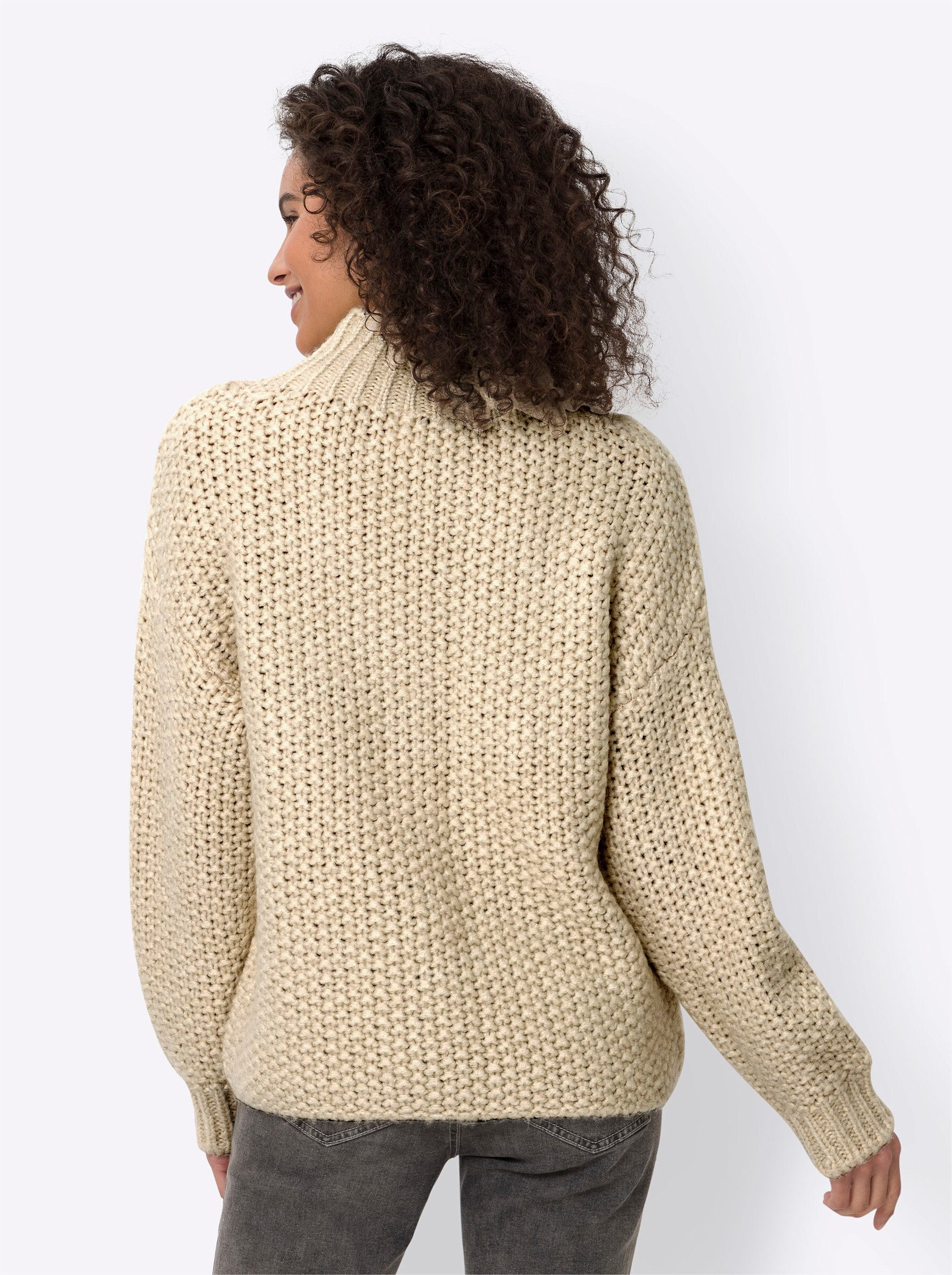heine Strickpullover Stehkragenpullover . günstig online kaufen