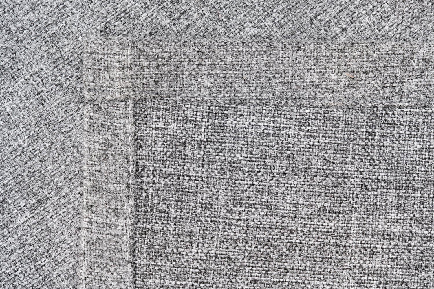 100% Chalet, ondeco, verdeckte moderner Schlaufenschal Polyester, (1 Schlaufen Grau Vorhang St),