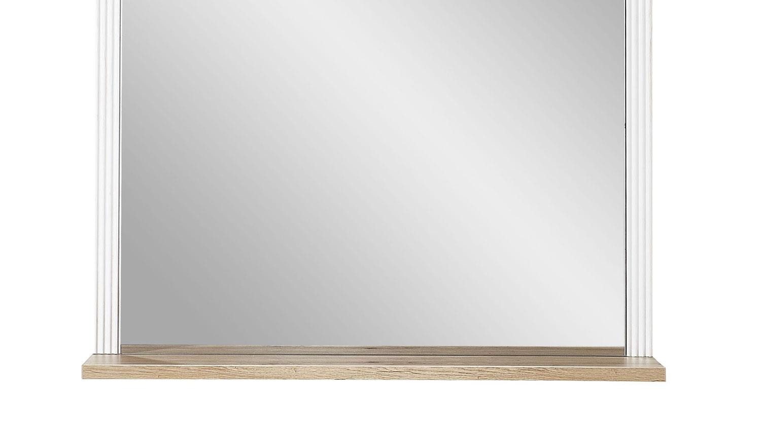 Innostyle Wandspiegel Spiegel Jasmin Wandspiegel Pinie hell und Artisan Eiche 93x83