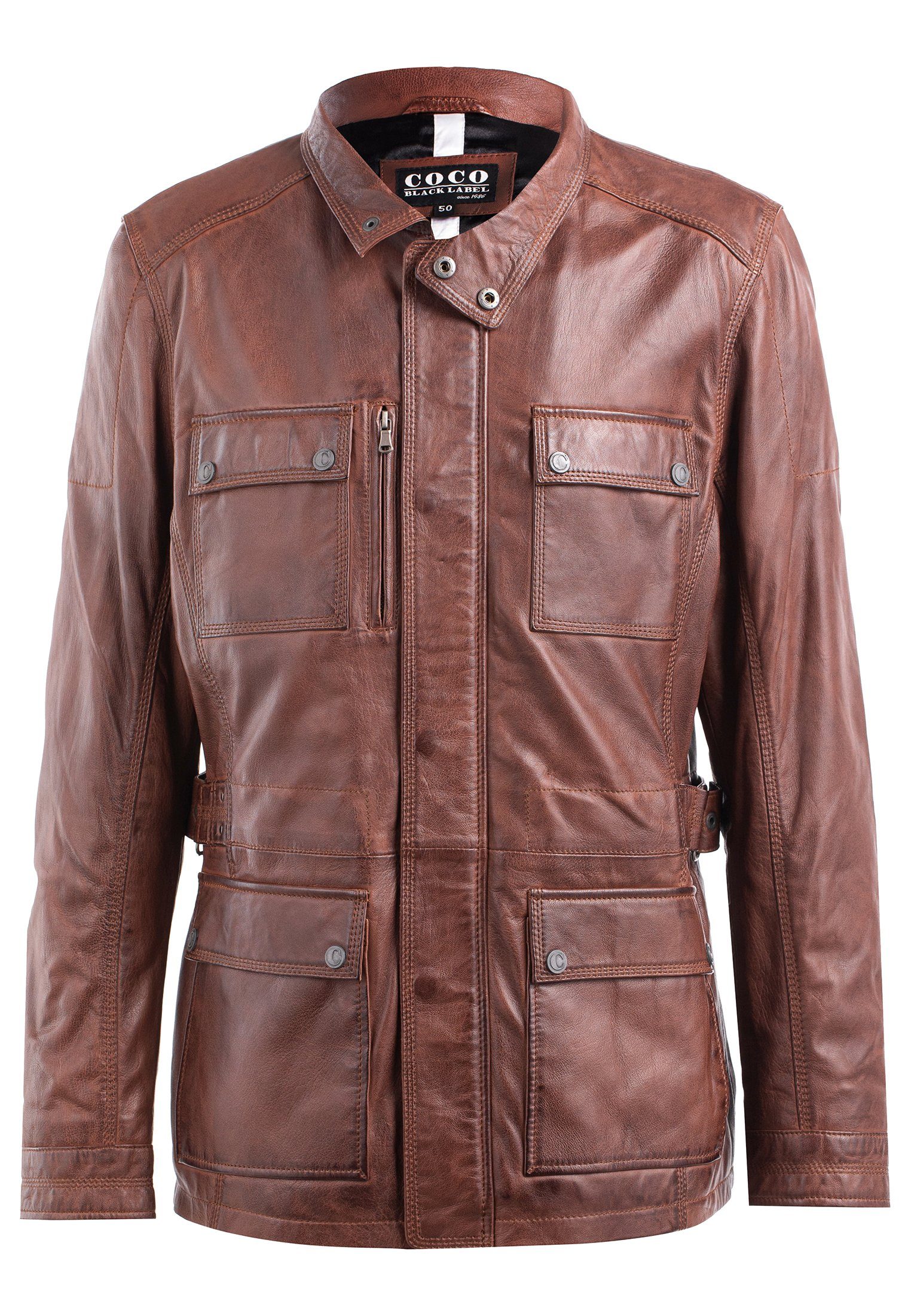 CBL Lederjacke MQ-45434 im sportlichen Look günstig online kaufen