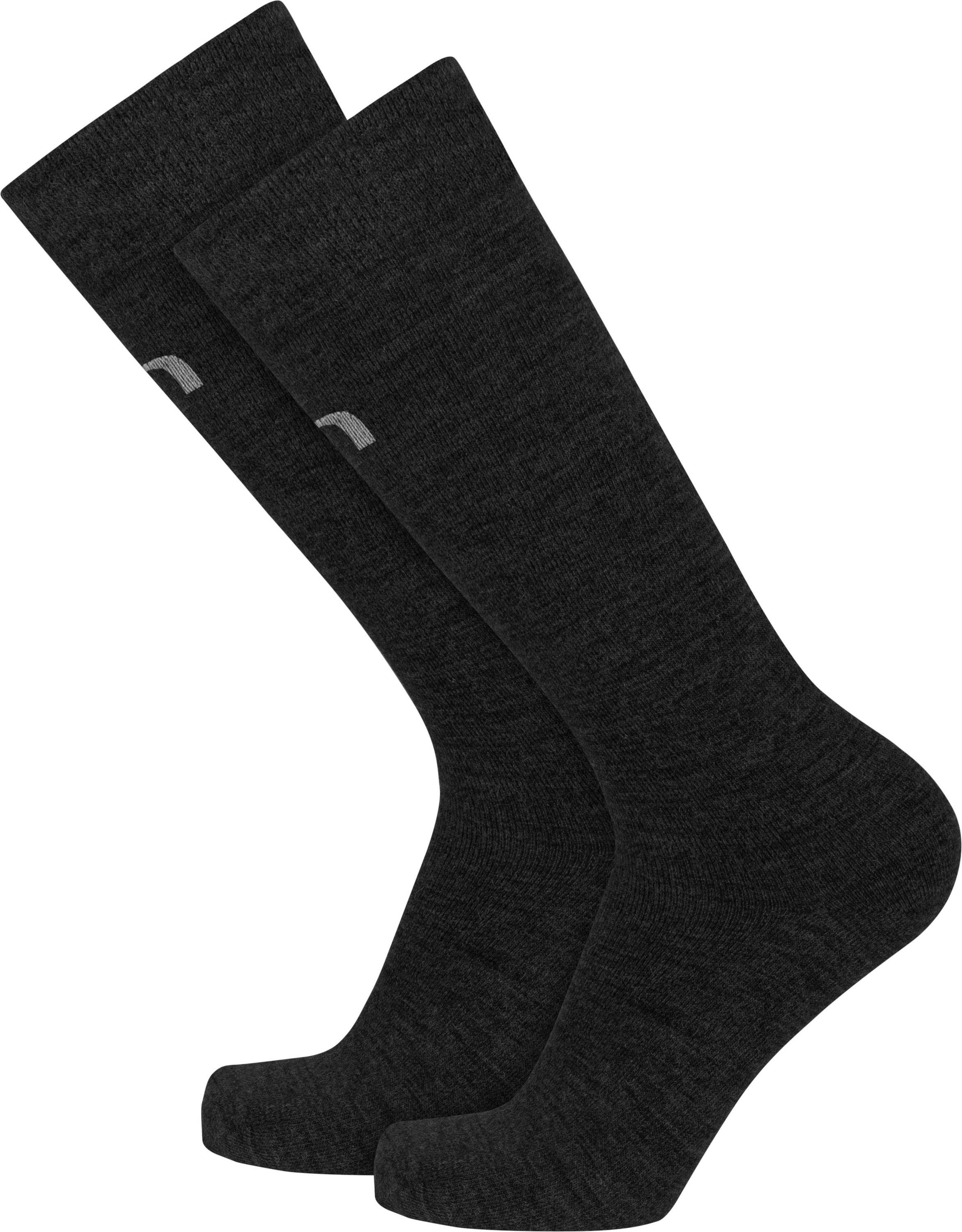 normani Thermosocken 2 Businesskniestrumpf aus Merinowolle (Set, 2-Paar, 2 Paar) hochwertige Merinowolle