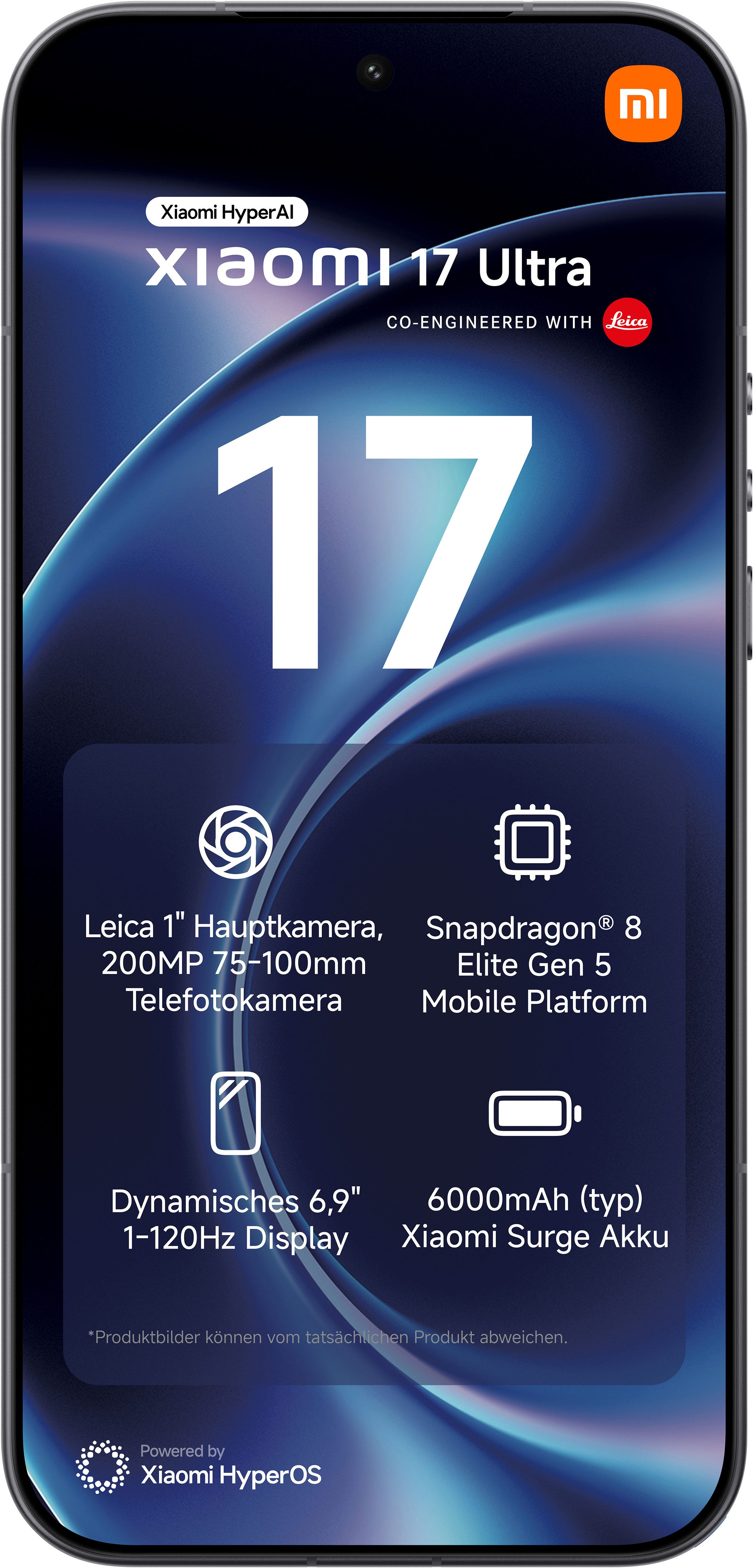 Xiaomi 17 Ultra 16+512GB Smartphone (17,53 cm/6,9 Zoll, 512 GB Speicherplatz, 50 MP Kamera)