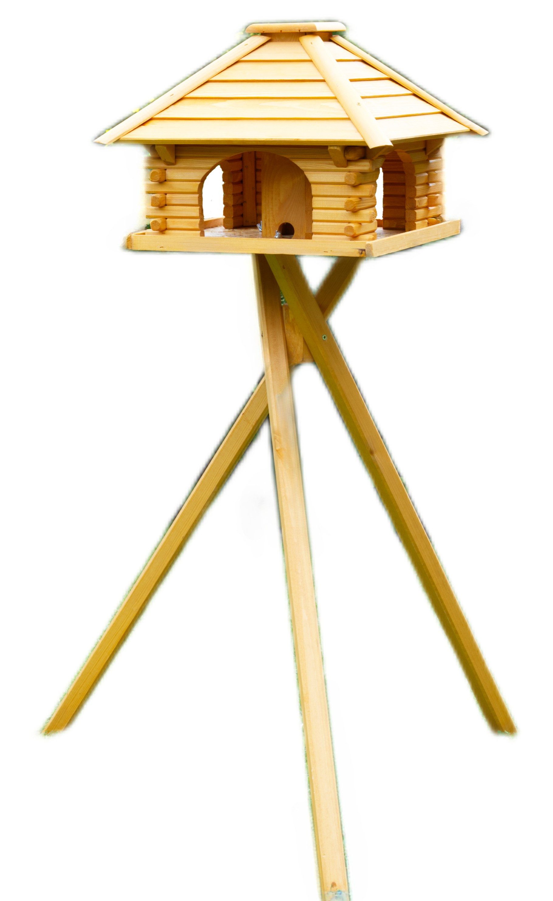 DSH DEKO SHOP HANNUSCH Vogelhaus mit Ständer Massiv, V 20
