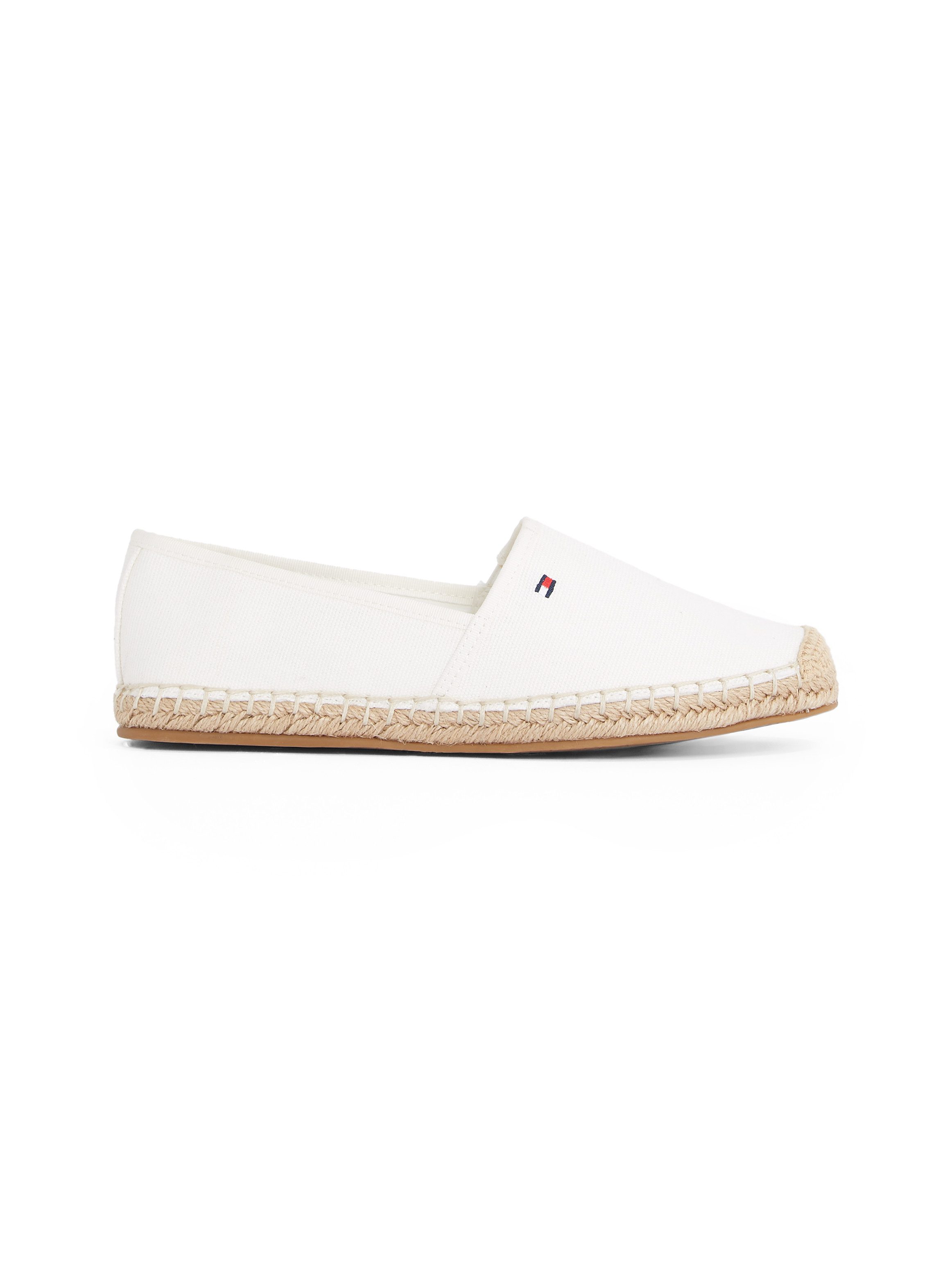 Tommy Hilfiger FLAG CANVAS ESPADRILLE Espadrille,Slipper, Flats, Bequemschuh, Jutebezug und Ziernähten, schmale Form