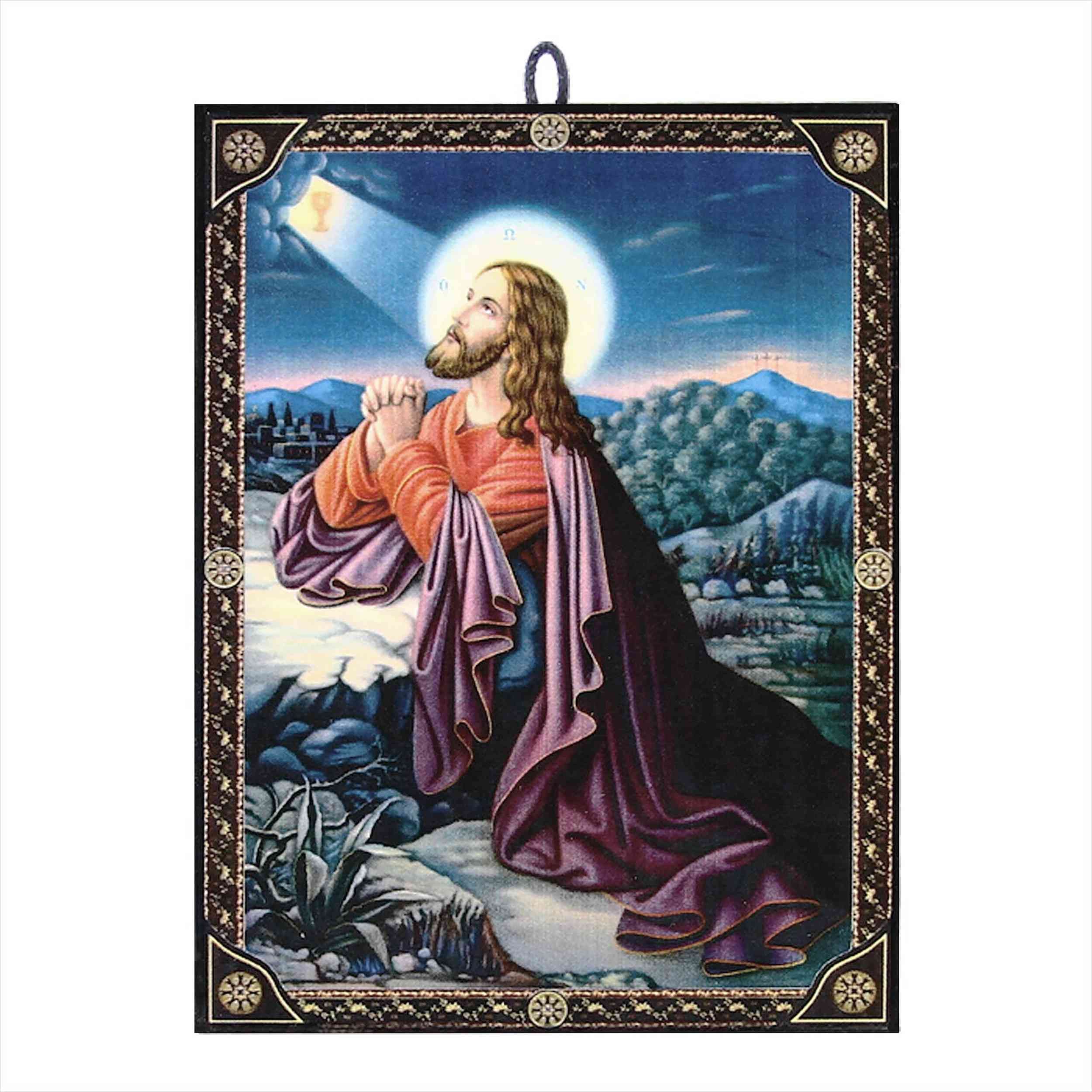 NKlaus Bild Ikone Jesus Am Ölberg Getsemani Zertifizierte Reproduktion aus günstig online kaufen