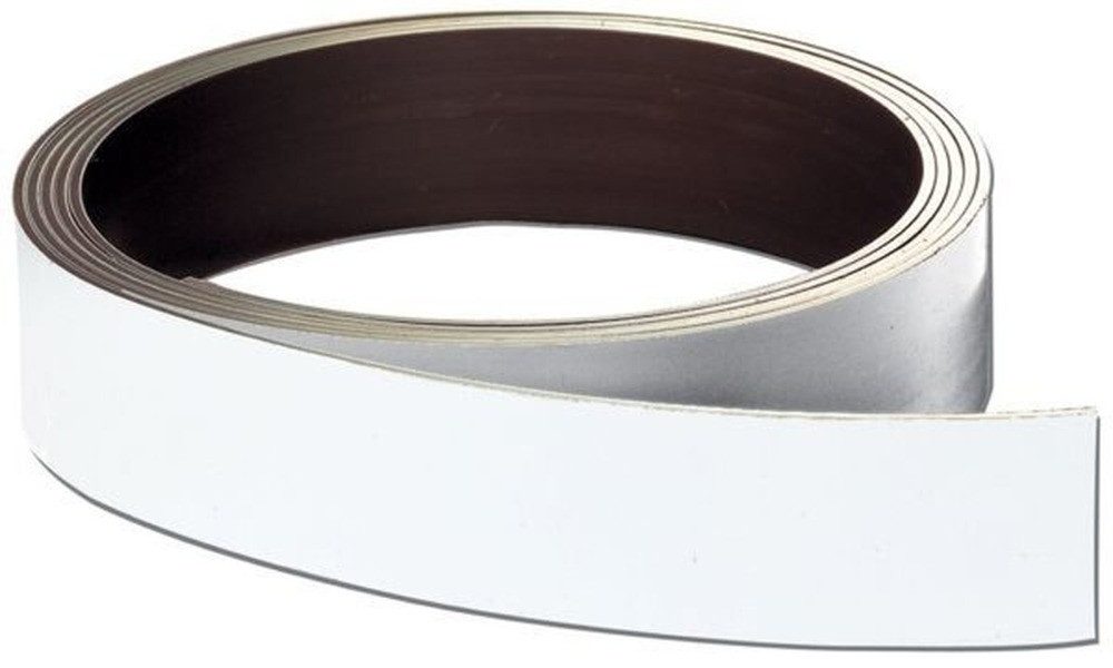 FRANKEN Magnet FRANKEN Magnetband selbstklebend weiß 1,0 x 1000,0 cm