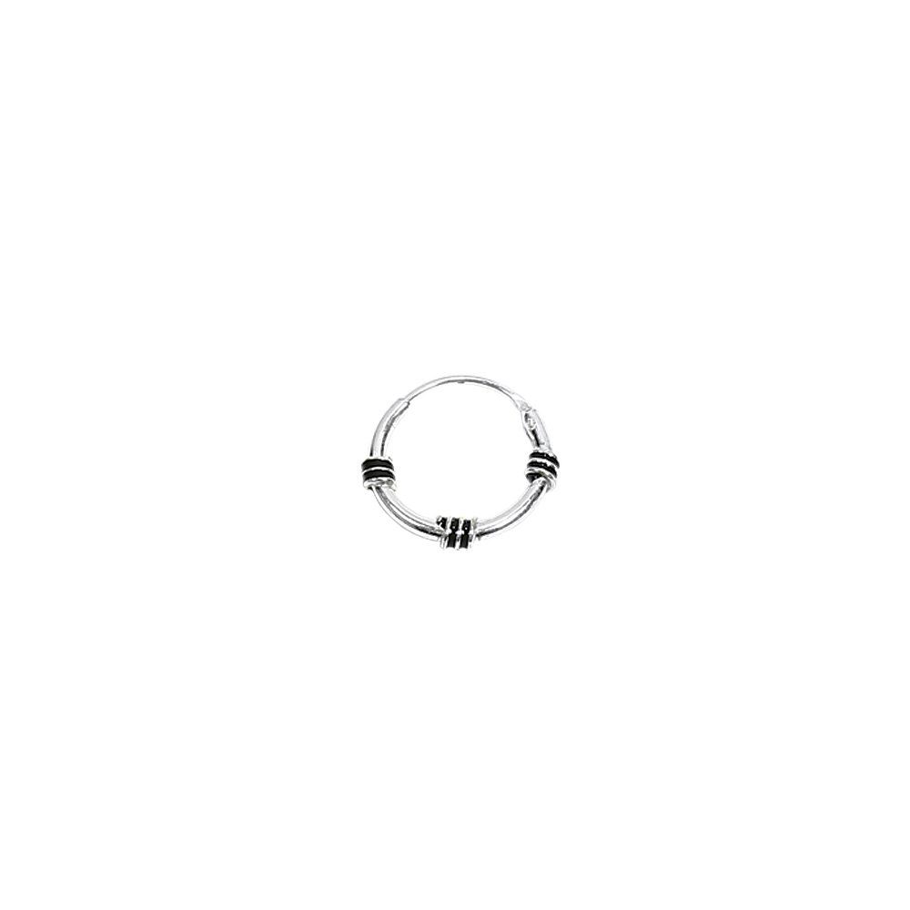 1.5in Uomo '0.925 Argento Sterling Nodo Celtico Croce Topazio Blu