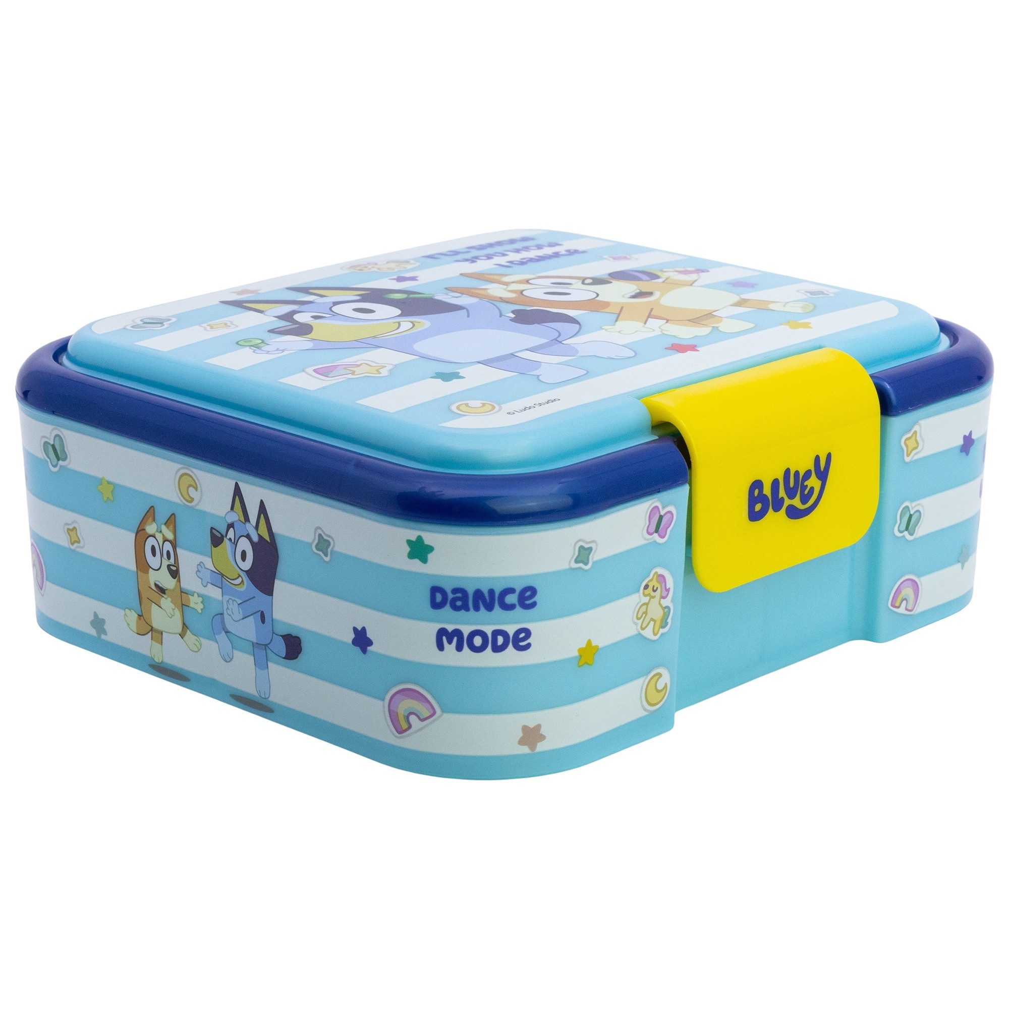 Bluey Lunchbox Bluey Bingo Kinder 2 teiliges Set XL Brotdose Trinkflasche 370 ml, (2-tlg., Spar-Set)