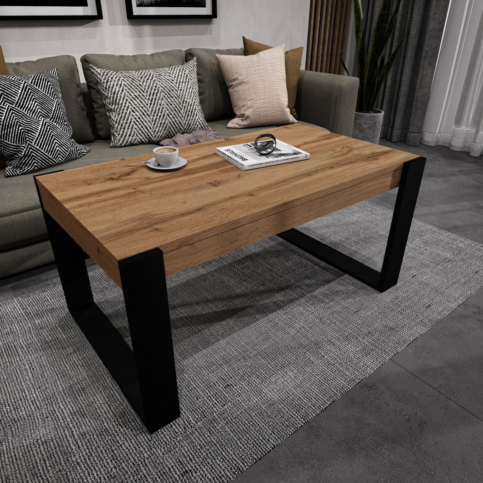 Raumhirsch Furniture Couchtisch Karo II modern & stabil fürs Wohnzimmer aus günstig online kaufen