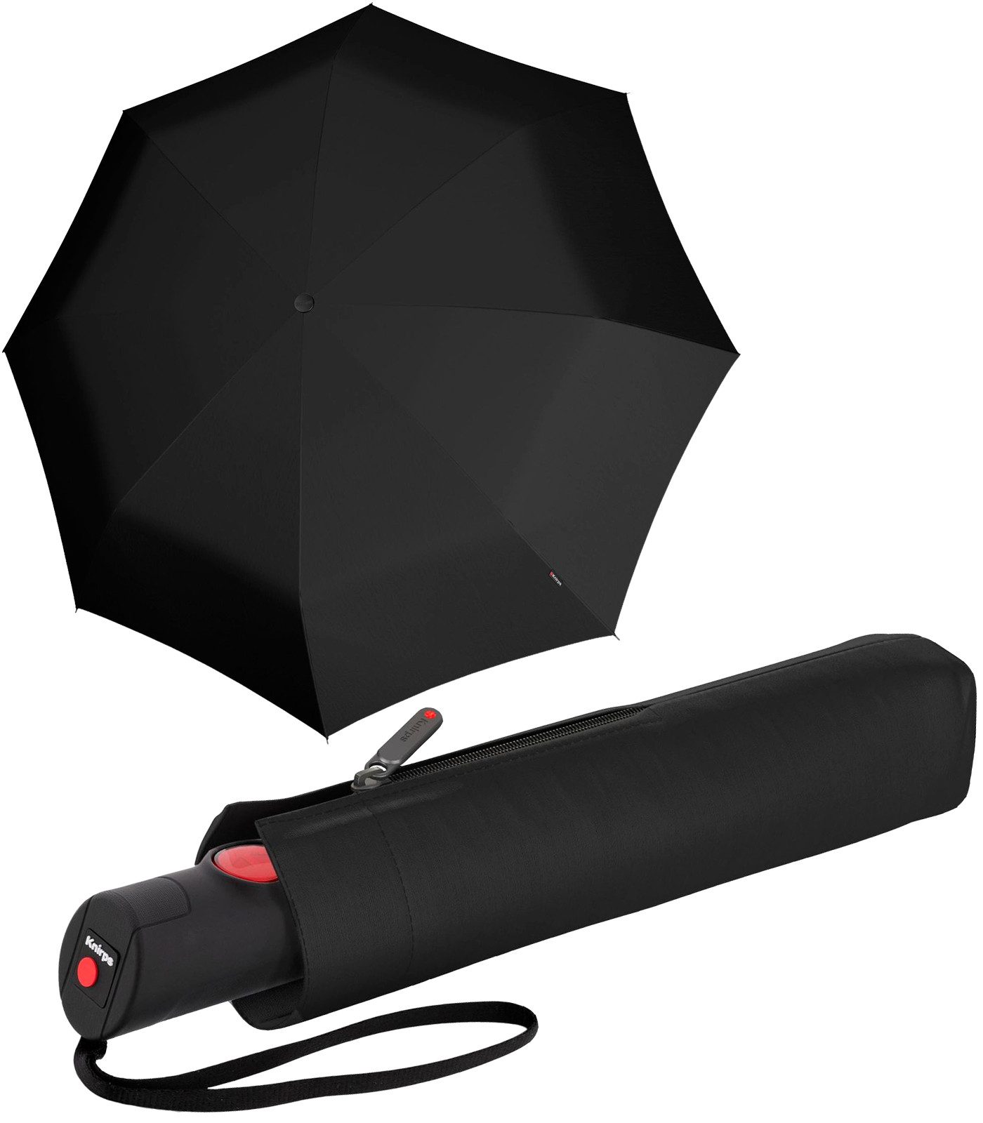 Knirps® Taschenregenschirm T.205 Medium Duomatic mit Auf-Zu-Automatik, mit Schutzhülle mit Reißverschluss