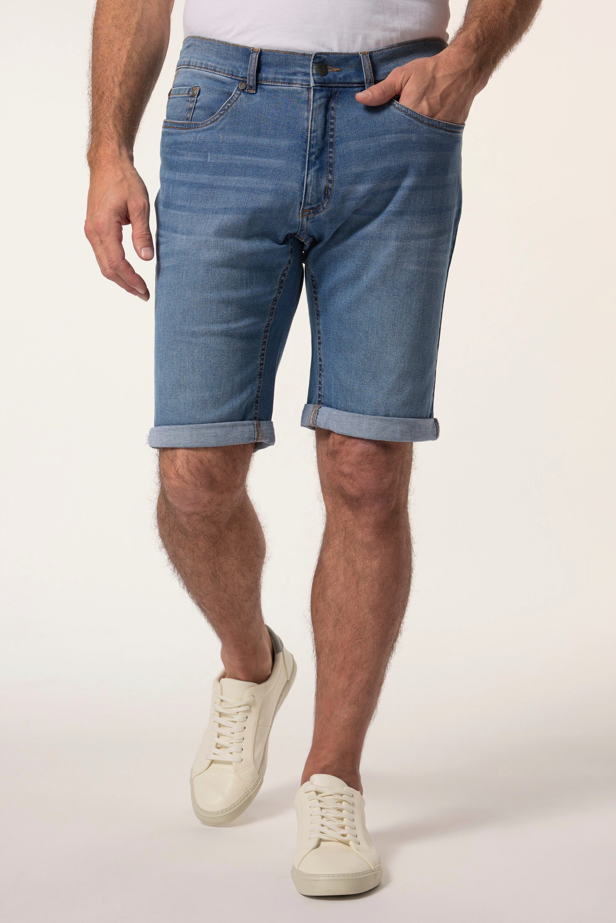 Boston Park Bermudas Jeans-Bermuda 5-Pocket Bauchfit