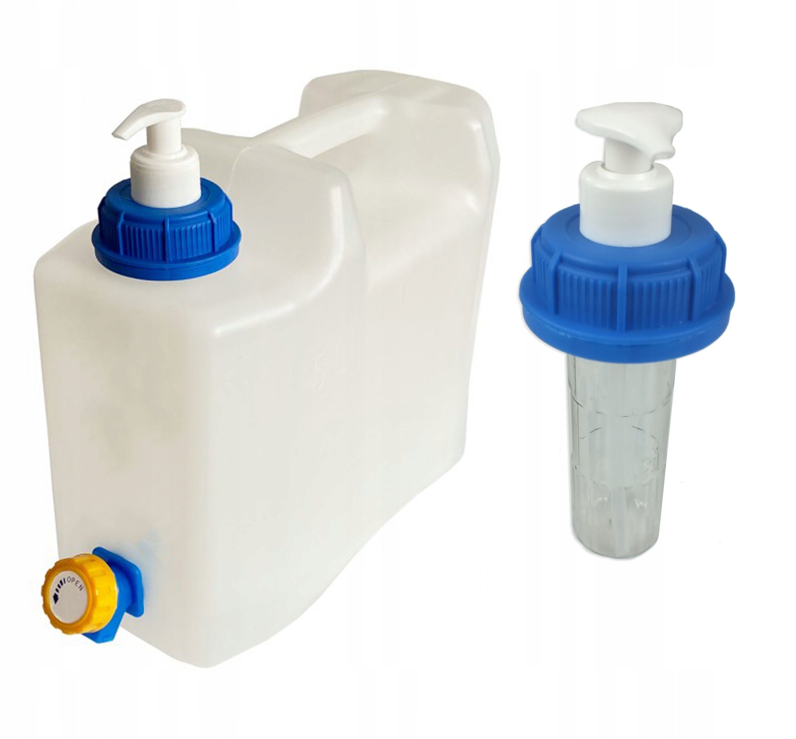 TRIZERATOP Kanister für Wasserkanister 150ml Seifenpumpe Seifenspender