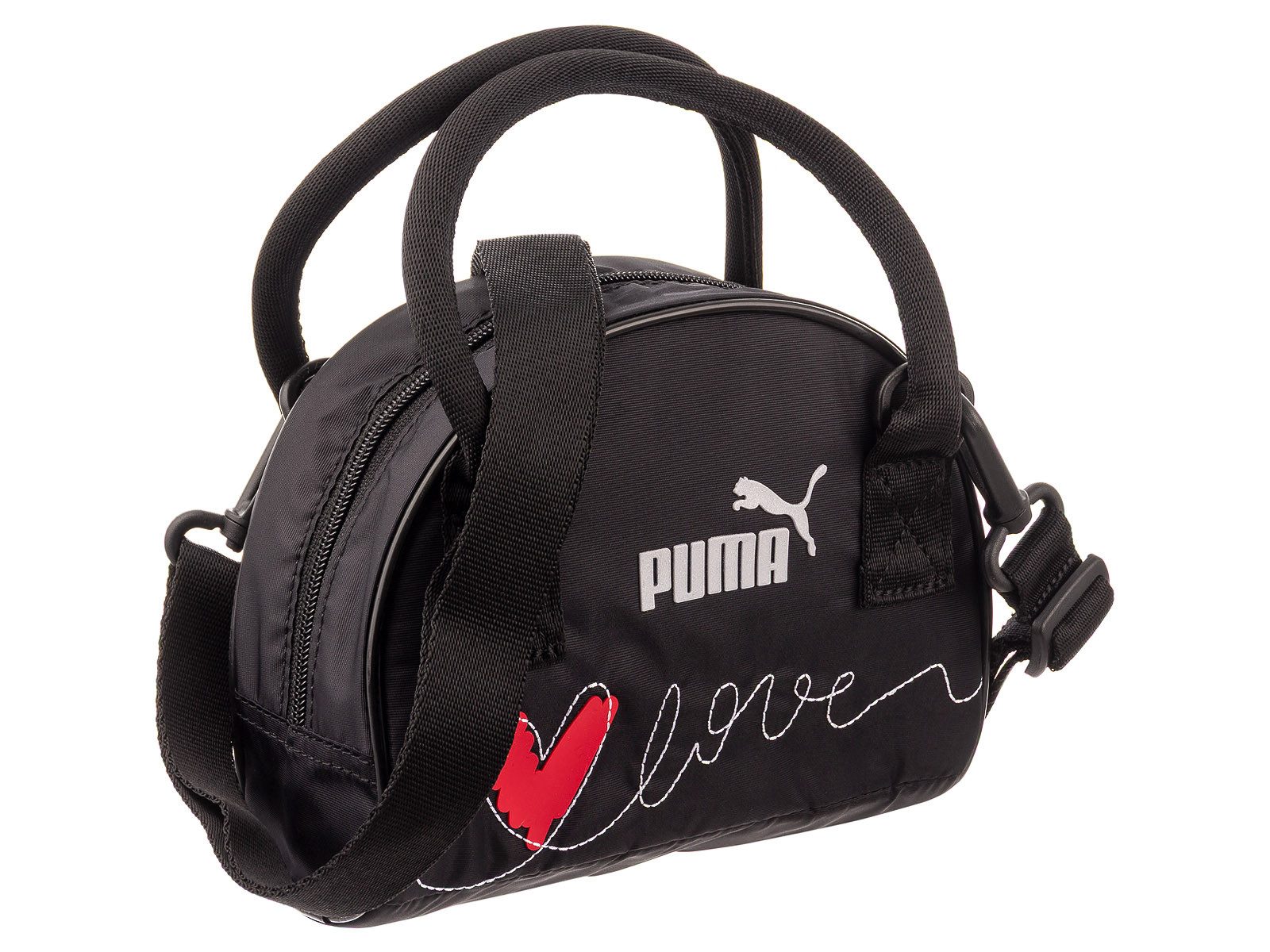 PUMA Umhängetasche Puma Valentines Mini Grip Bag 1 Liter Umhängetasche 078232 puma black (1-tlg), Schulterriemen