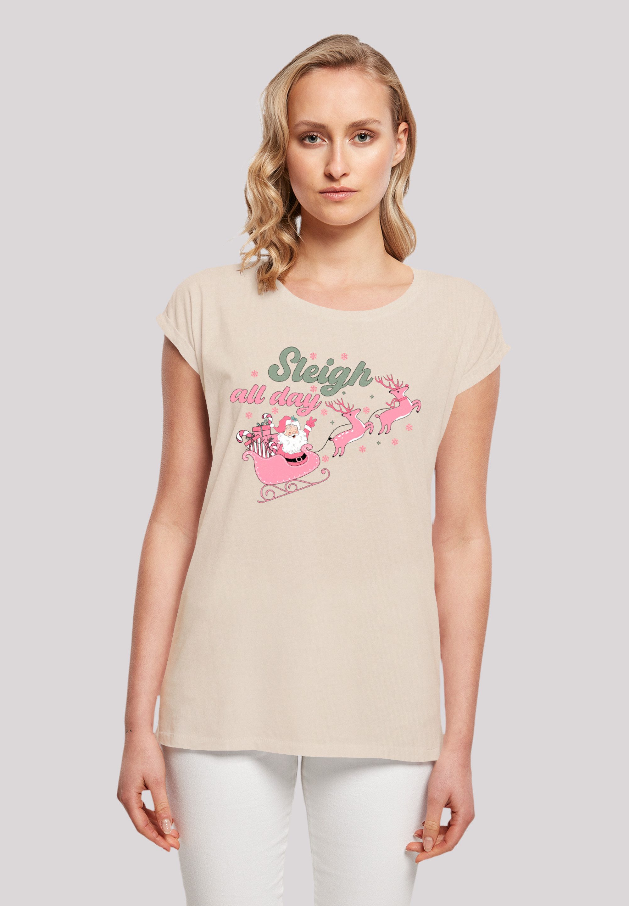 F4NT4STIC T-Shirt "Sleigh all day Santas Reindeers", Premium Qualität, Weih günstig online kaufen