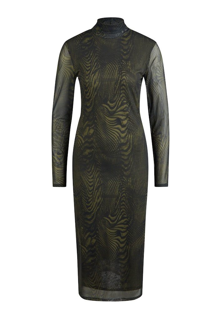 Meshkleid Kleider-Jersey khaki varied