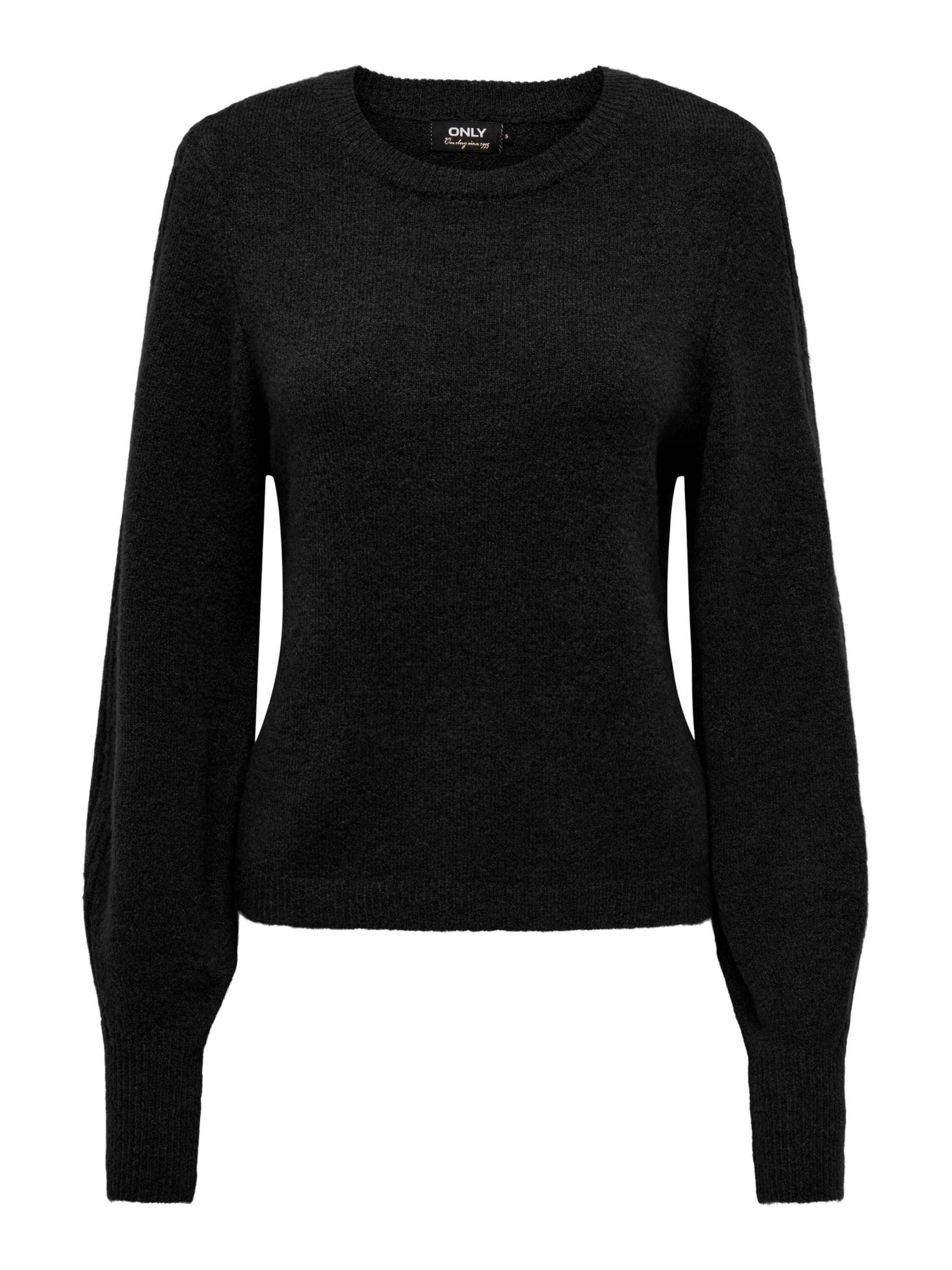 ONLY Rundhalspullover (1-tlg) Plain/ohne Details