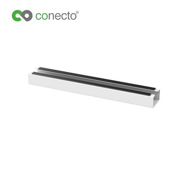 conecto Kabelkanal conecto® Schreibtisch Kabelkanal magnetisch 35 cm Länge, weiß