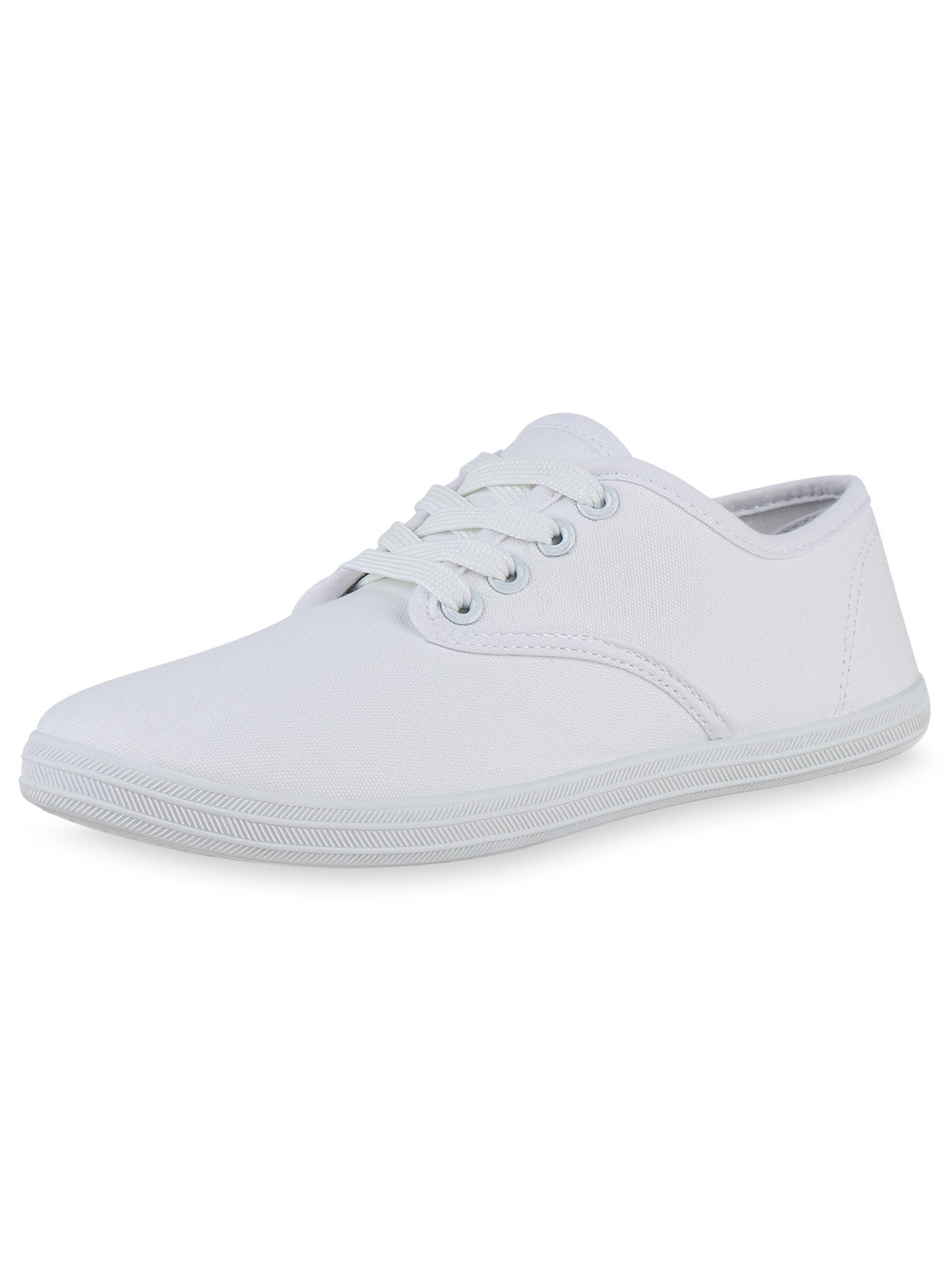 VAN HILL 836330 Sneaker Damen Sneaker Low Schnürer Bequeme Basic Stoffschuh günstig online kaufen