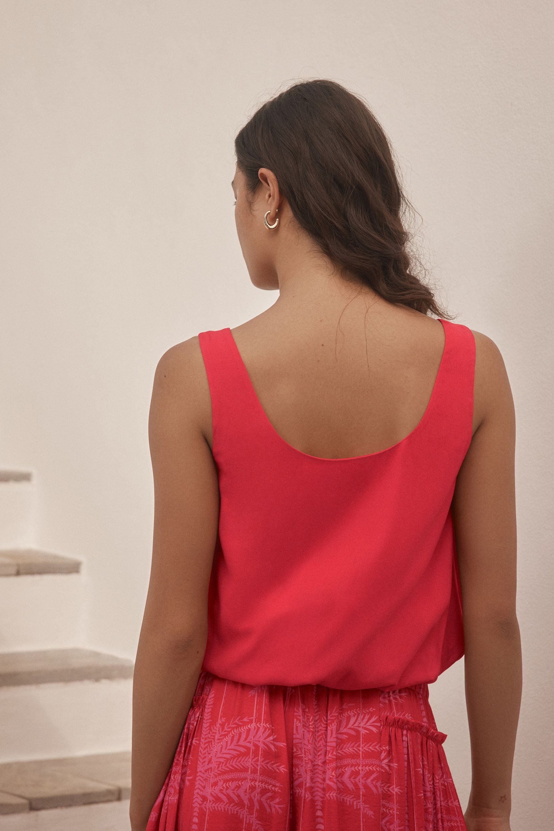 Next Shirttop Trägertop mit Ballonsaum (1-tlg) günstig online kaufen