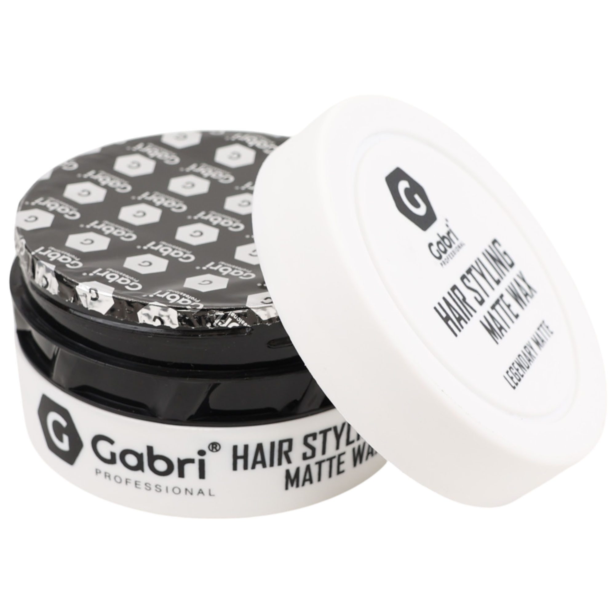 Gabri Professional Haarwachs Gabri Pro - Hair Styling Matte Wax Legendary Matte 3 x 150ml, Haarstyling