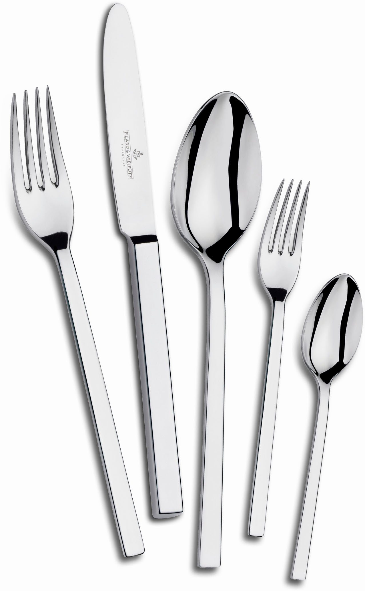 Picard & Wielpütz Solingen Besteck-Set GIRONA (30-tlg), 6 Personen, Chromnickelstahl 18/10, im Geschenkkarton