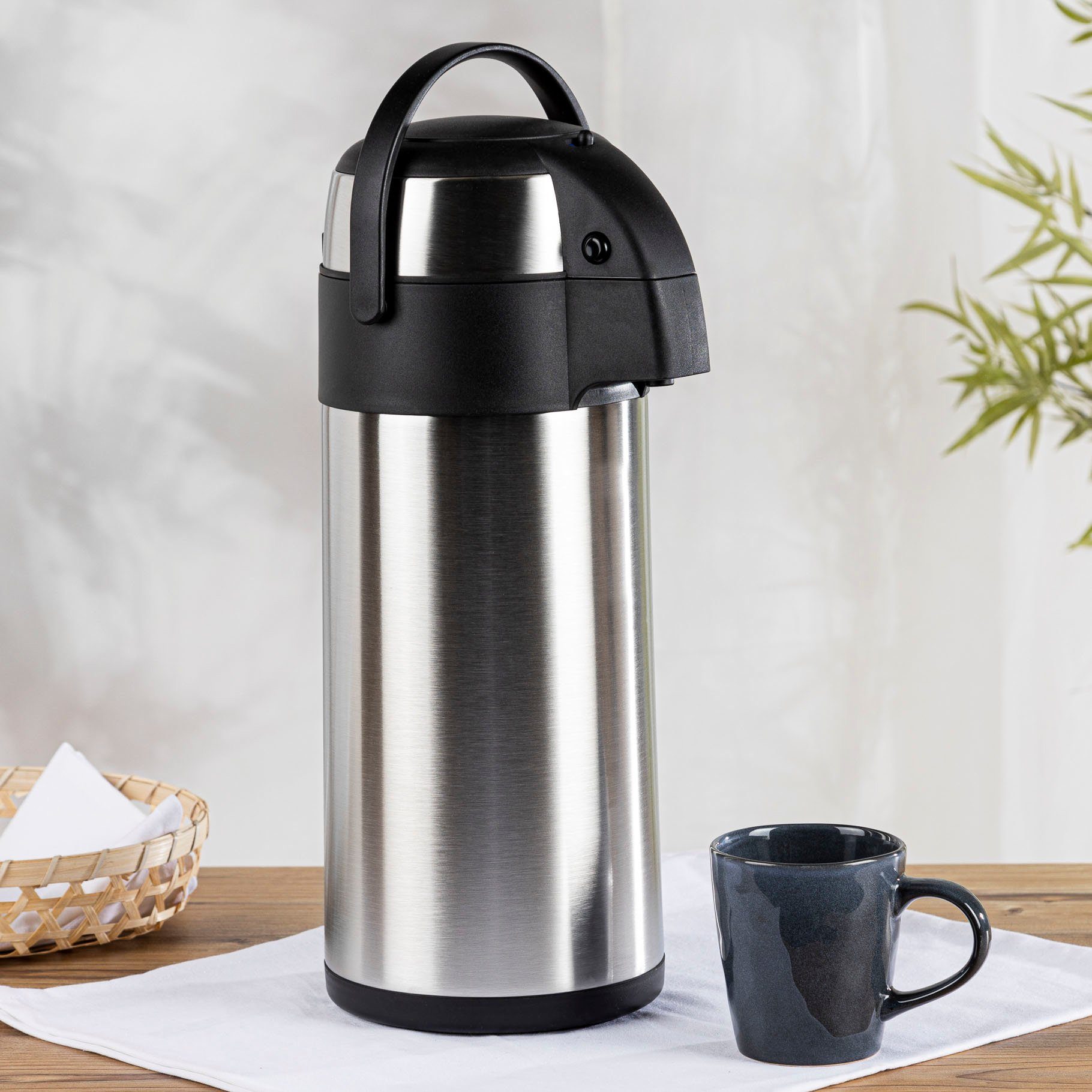 Isolierkanne Airpot 5 Liter aus Edelstahl doppelwandig